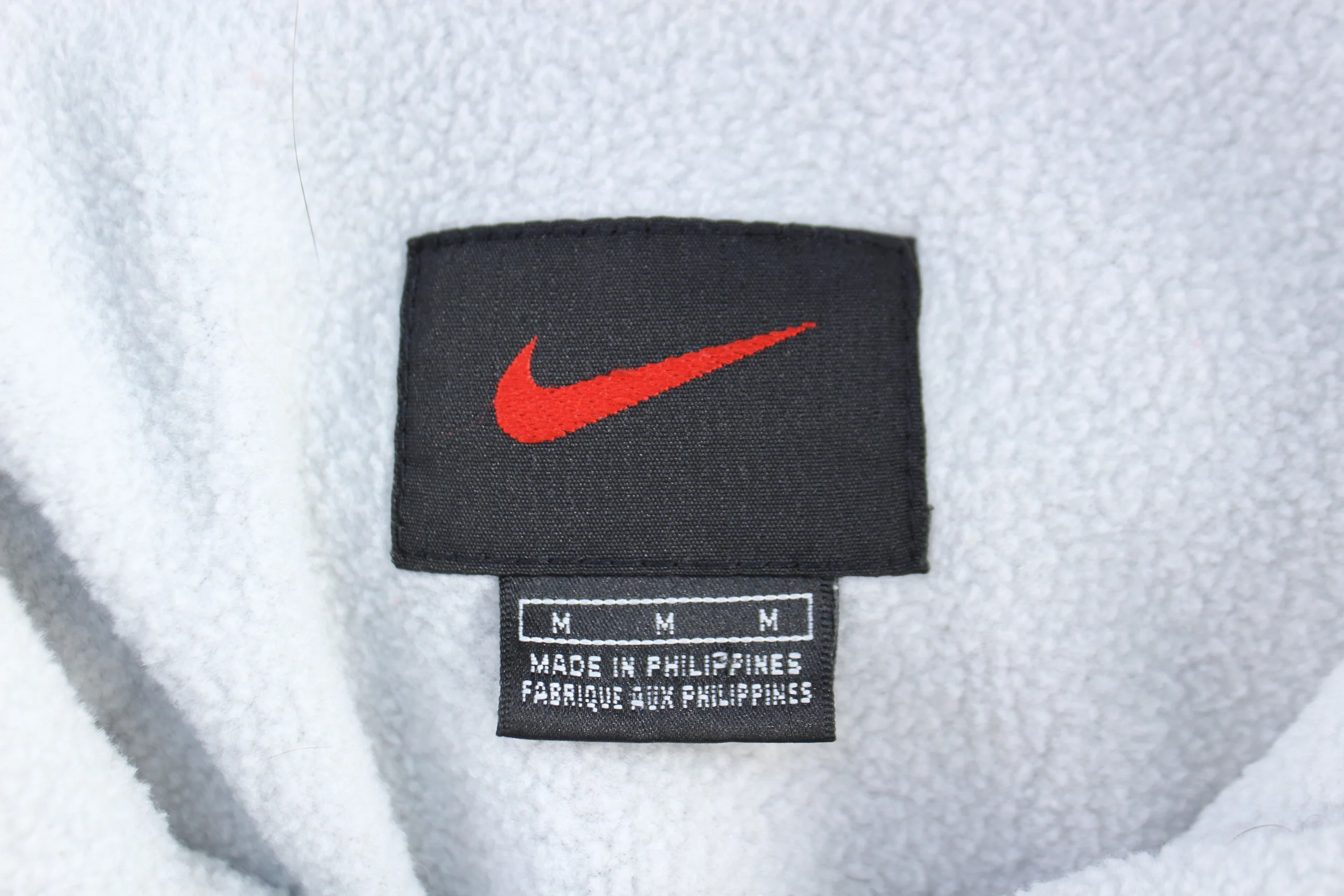 90's Nike Embroidered Logo Blue Full Zip Parka Jacket - Image 4