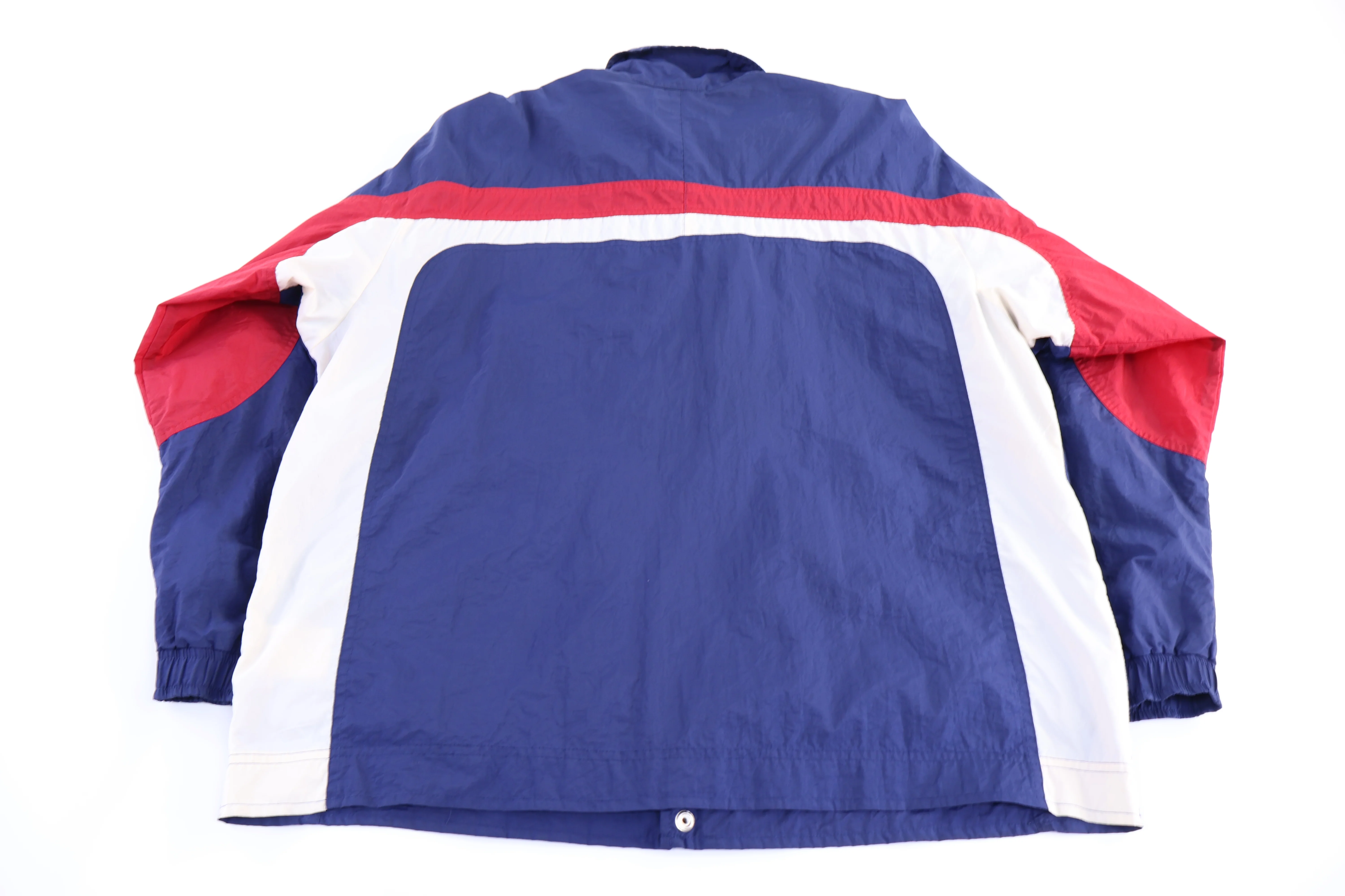 90's Nike Embroidered Logo Full Snap Jacket - Image 2