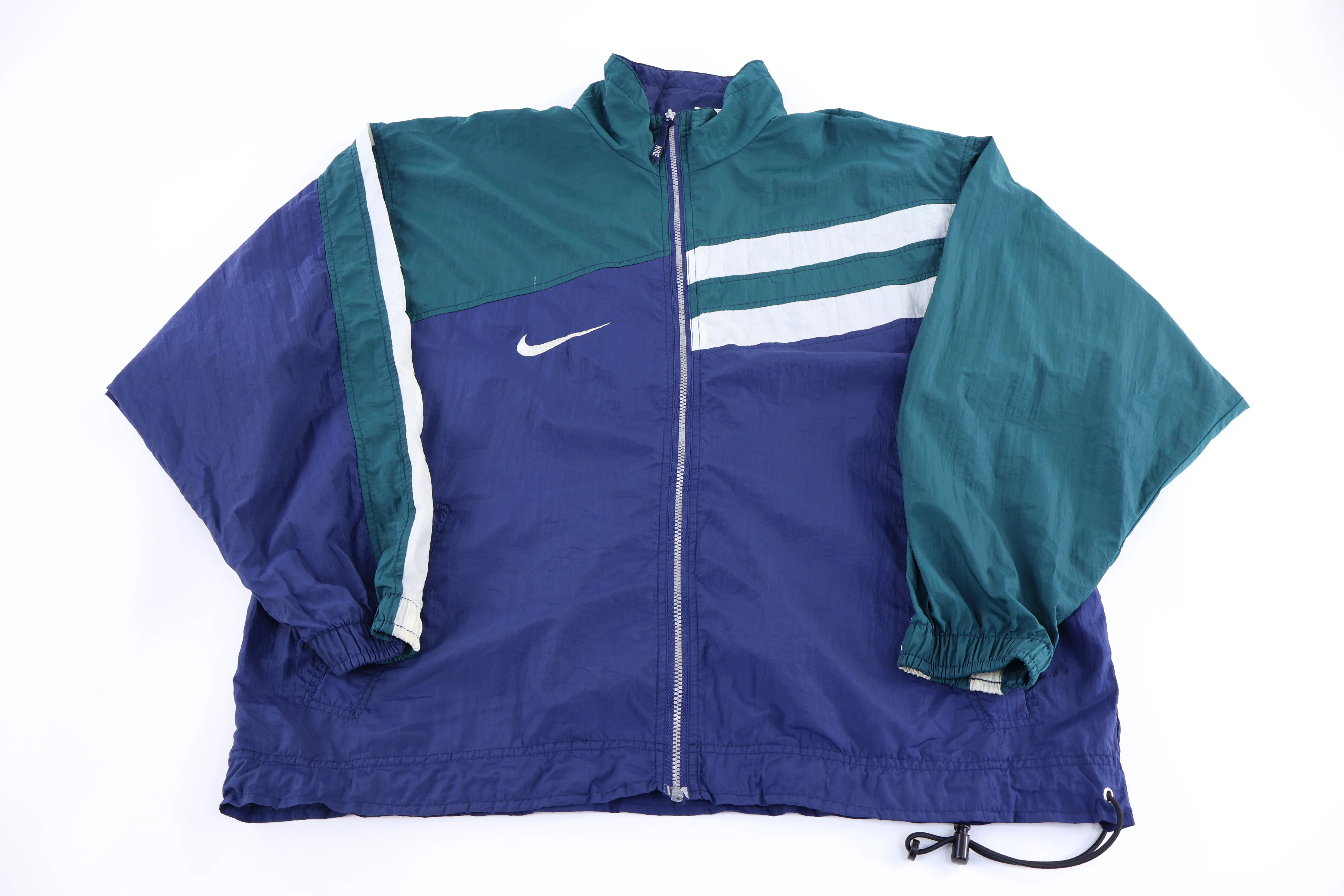 90's Nike Embroidered Logo Full Zip Jacket