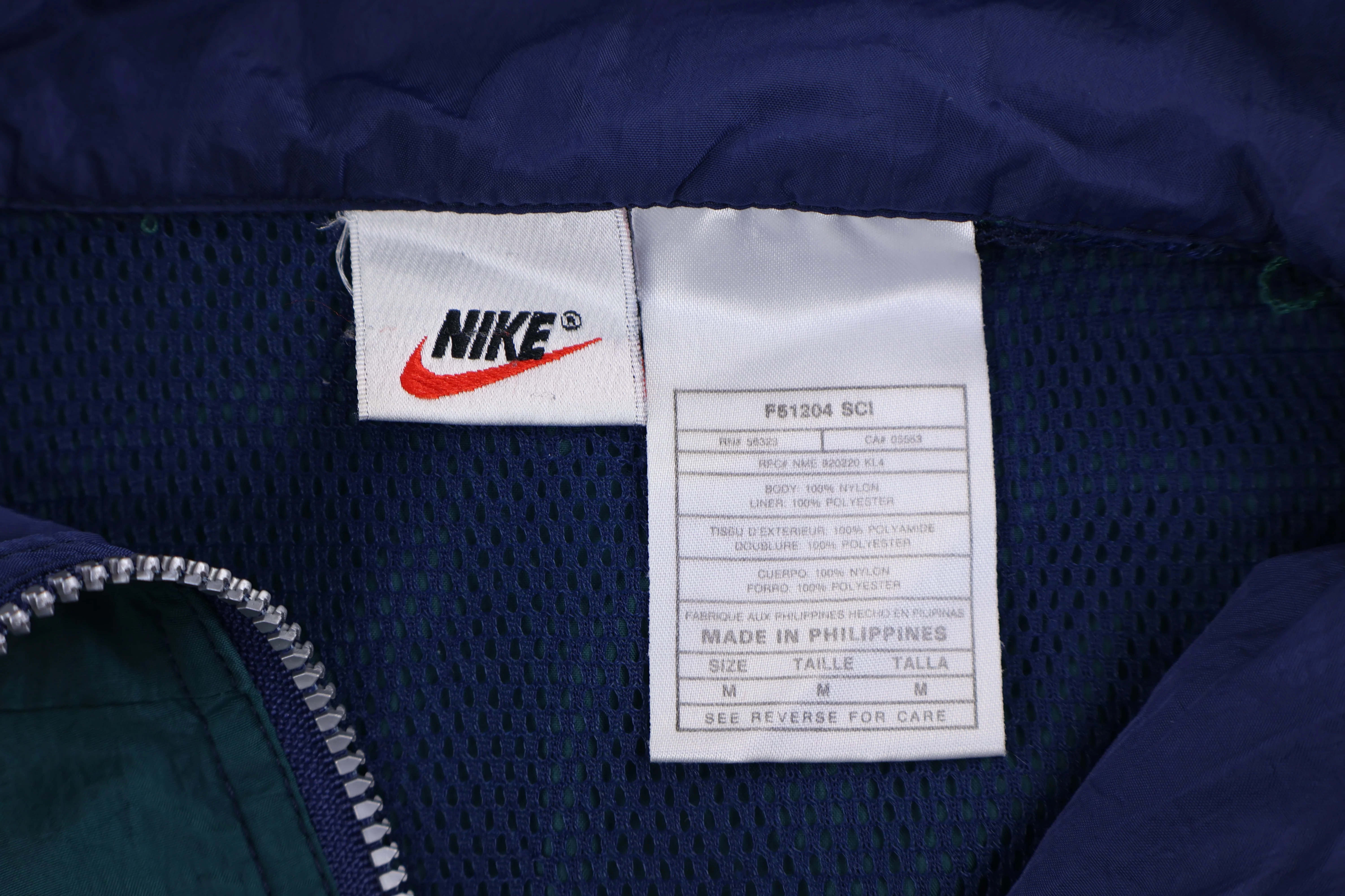 90's Nike Embroidered Logo Full Zip Jacket - Image 3