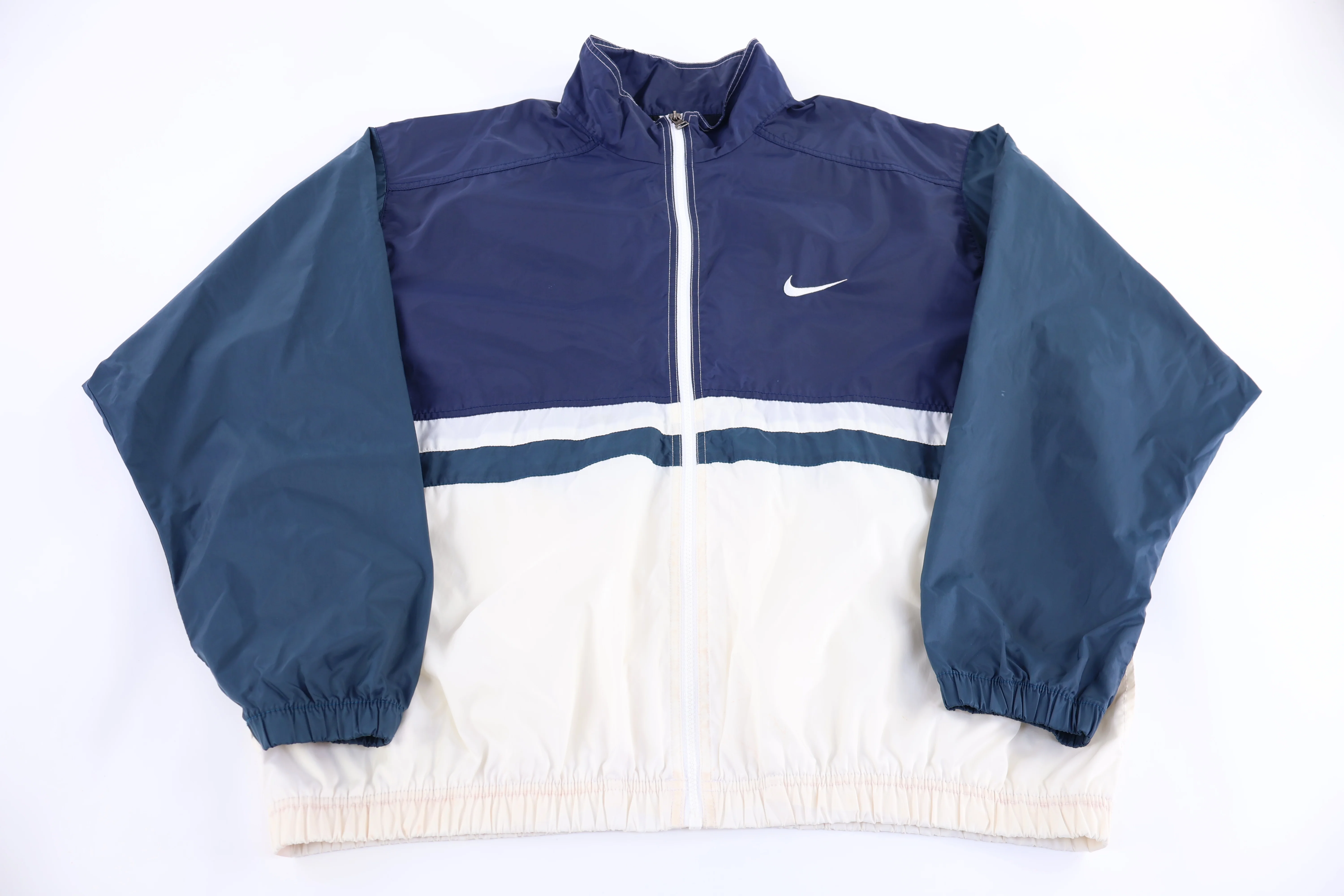90's Nike Embroidered Logo Full Zip Jacket