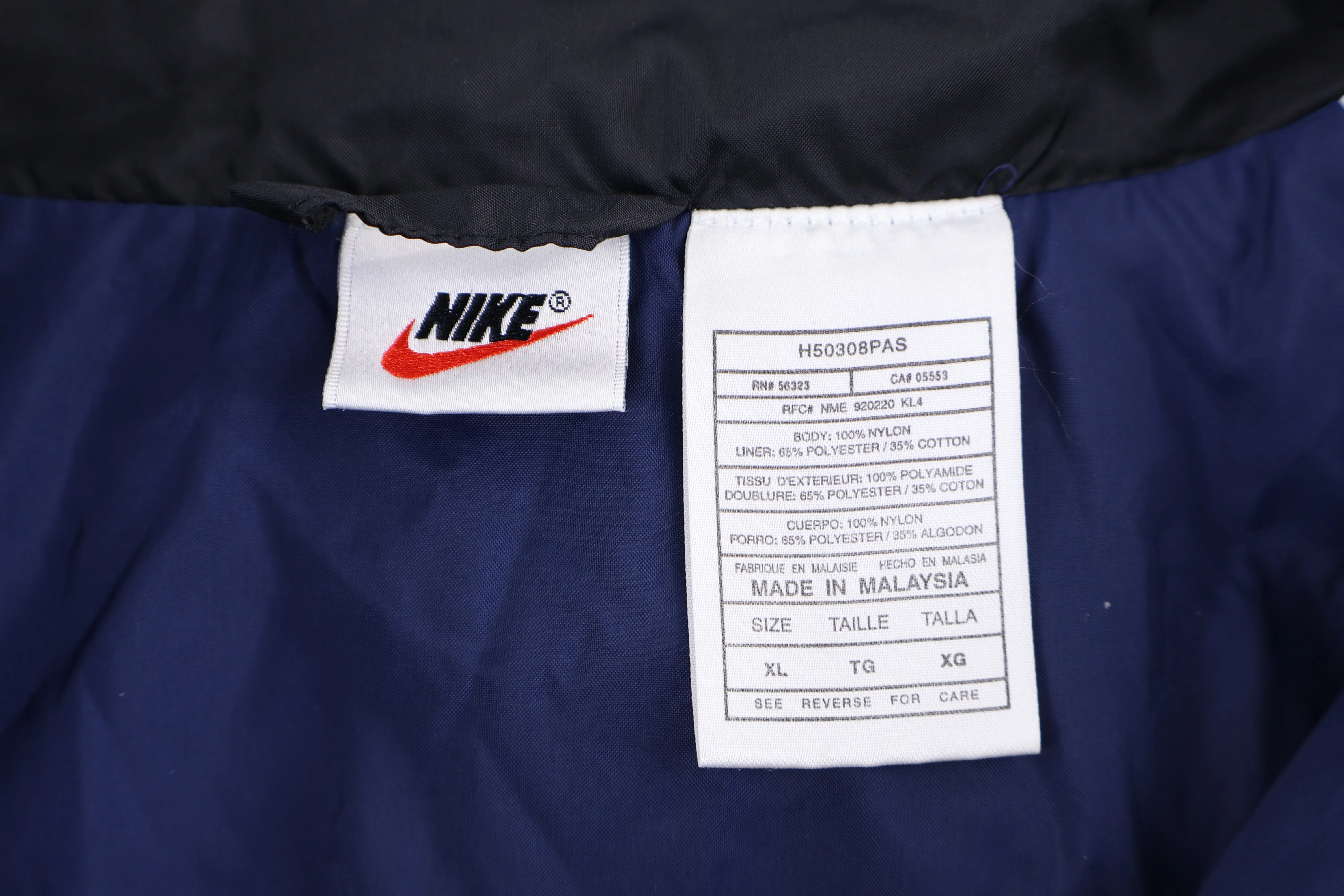 90's Nike Embroidered Logo Full Zip Jacket - Image 3