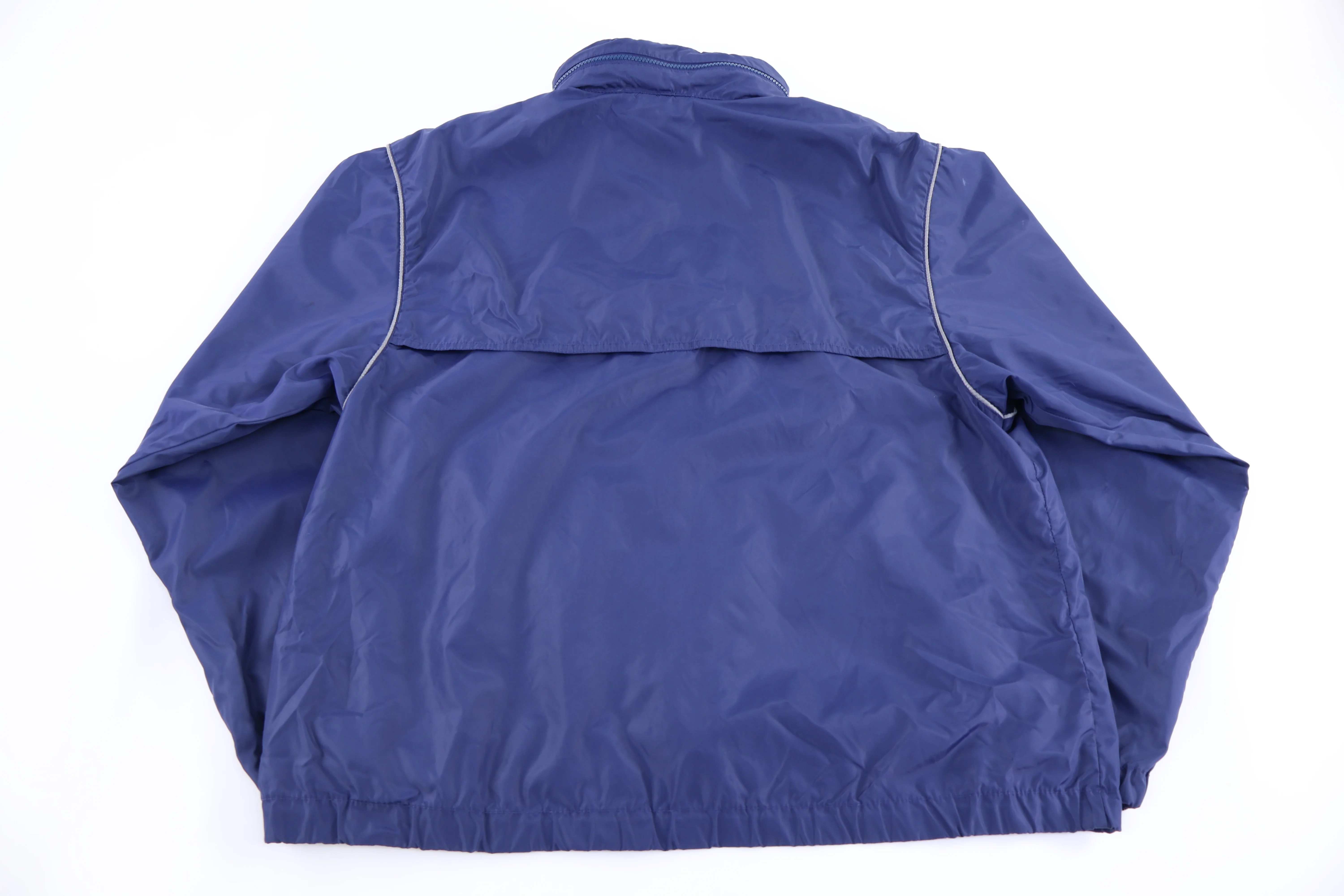 90's Nike Embroidered Logo Full Zip Windbreaker - Image 2