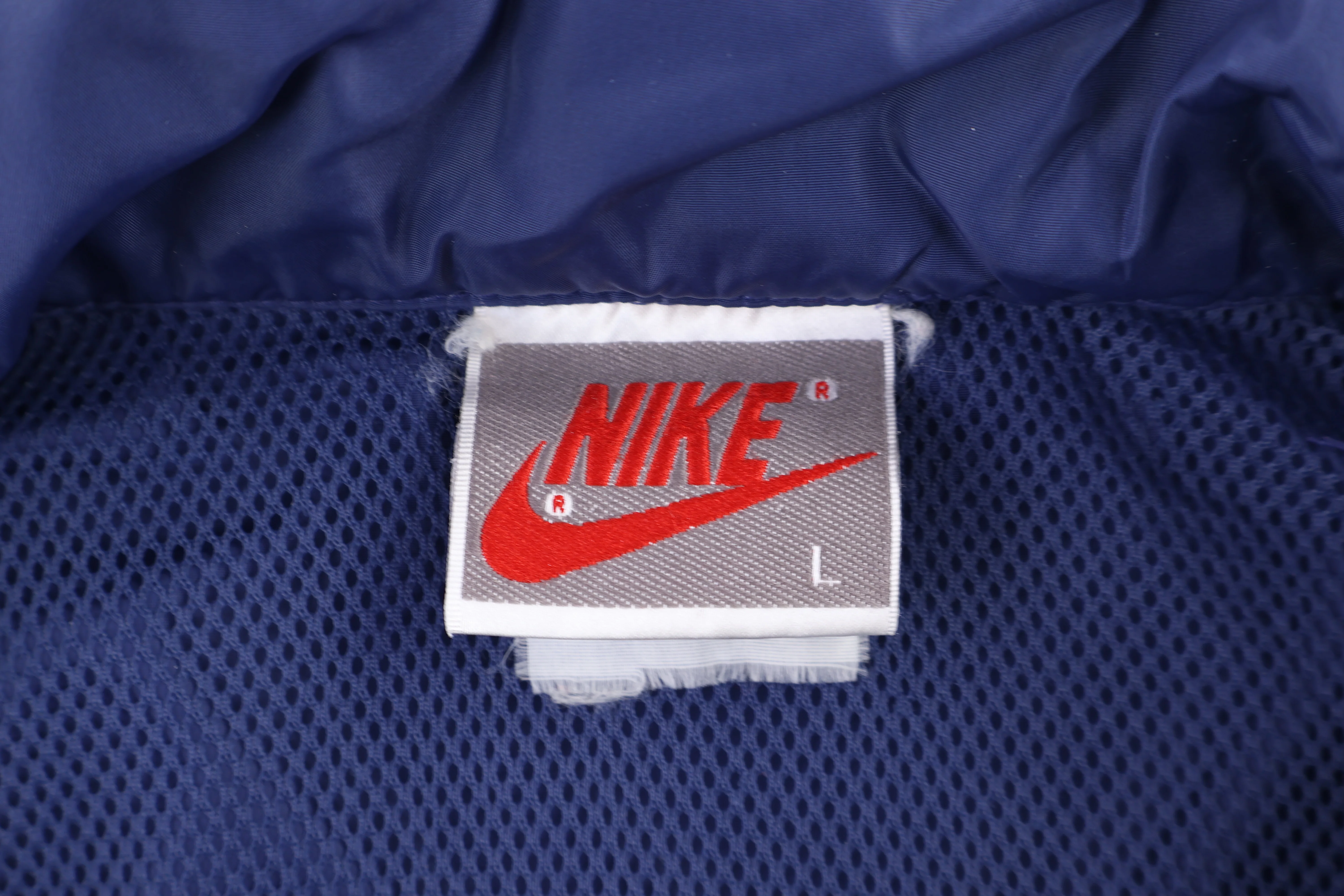 90's Nike Embroidered Logo Full Zip Windbreaker - Image 3