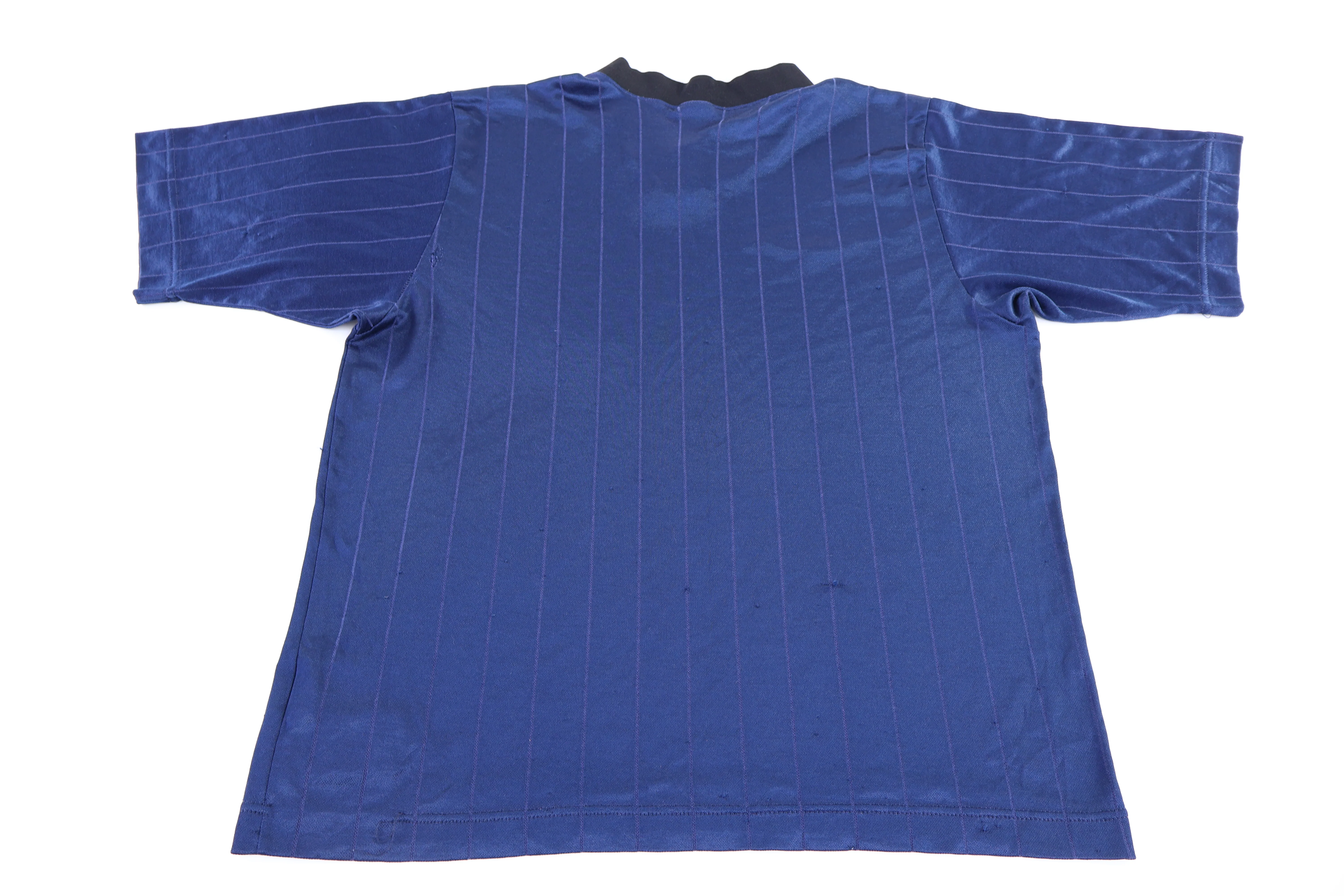 90's Nike Embroidered Logo Navy Blue Jersey - Image 2