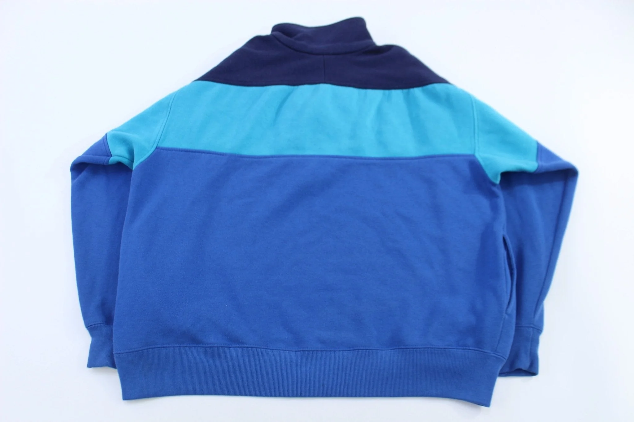 90's Nike Embroidered Logo Quarter Zip Sweatshirt - Image 3