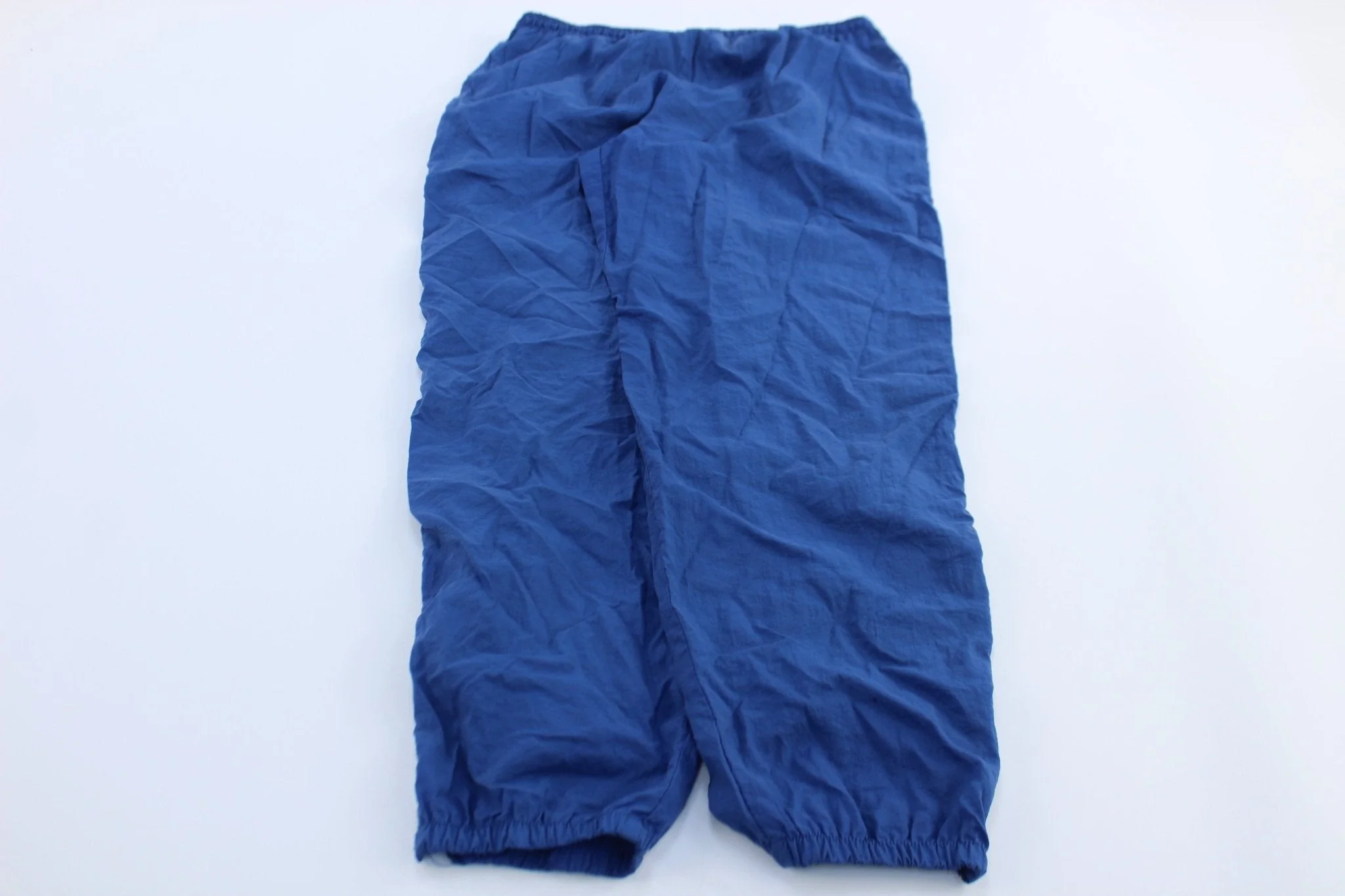 Women's 90's Nike Embroidered Swoosh Logo Blue Pants - Image 2