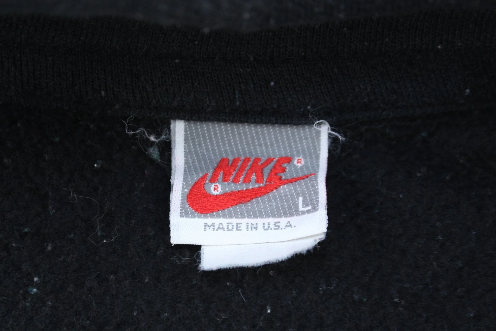 90's Nike Logo Embroidered Black & Green Full Zip Jacket - Image 4