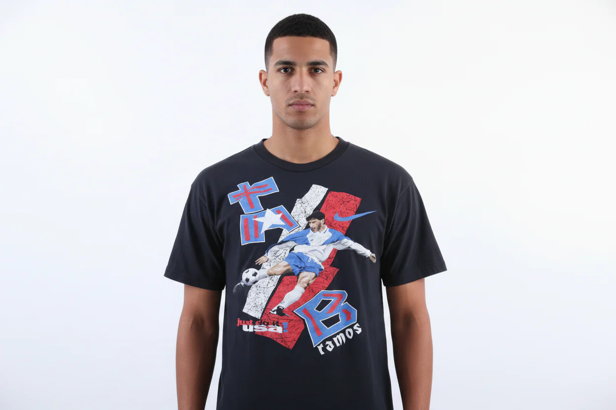 90's Nike Tab Ramos Soccer T-shirt