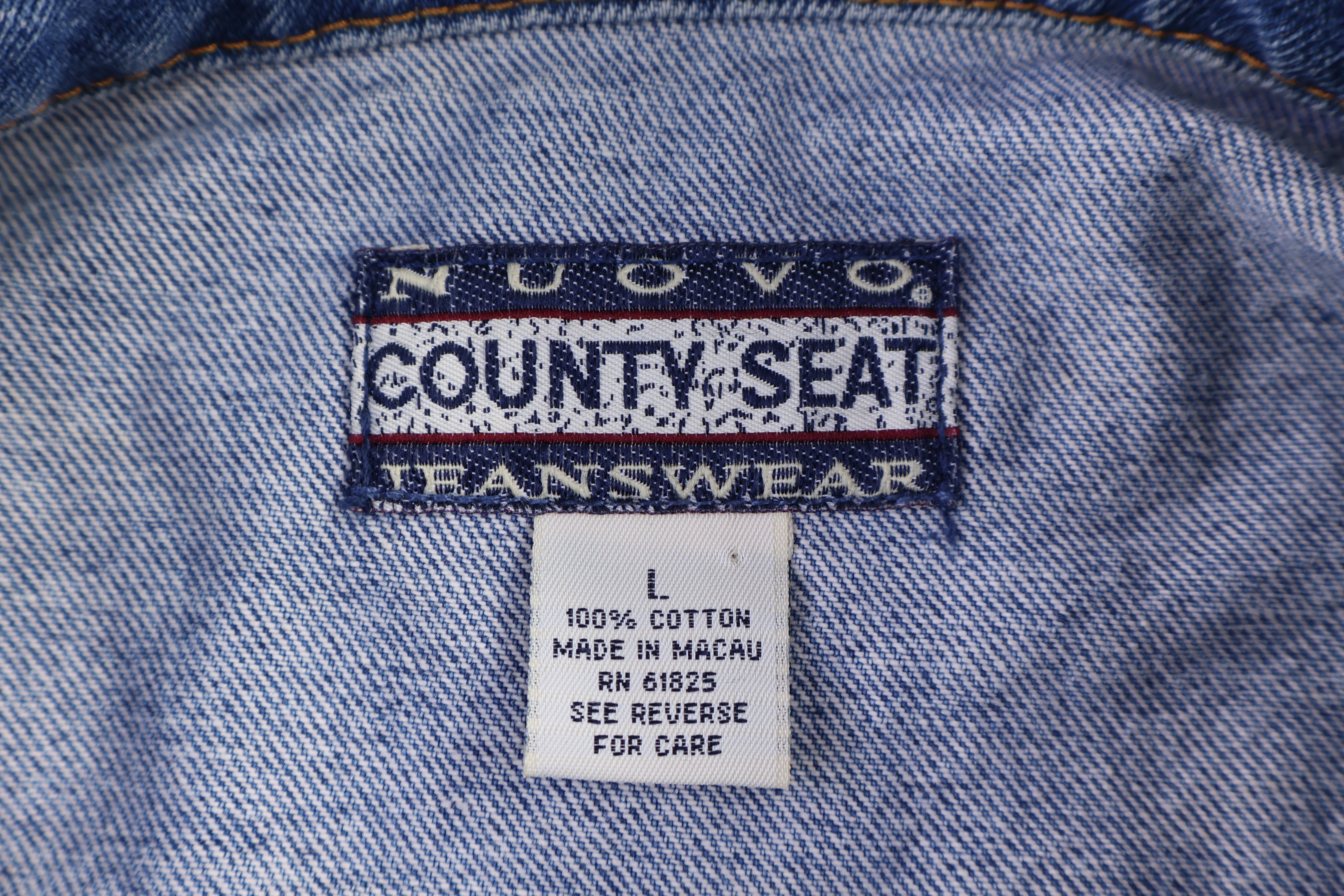90's Nuovo County Seat Denim Jacket - Image 3