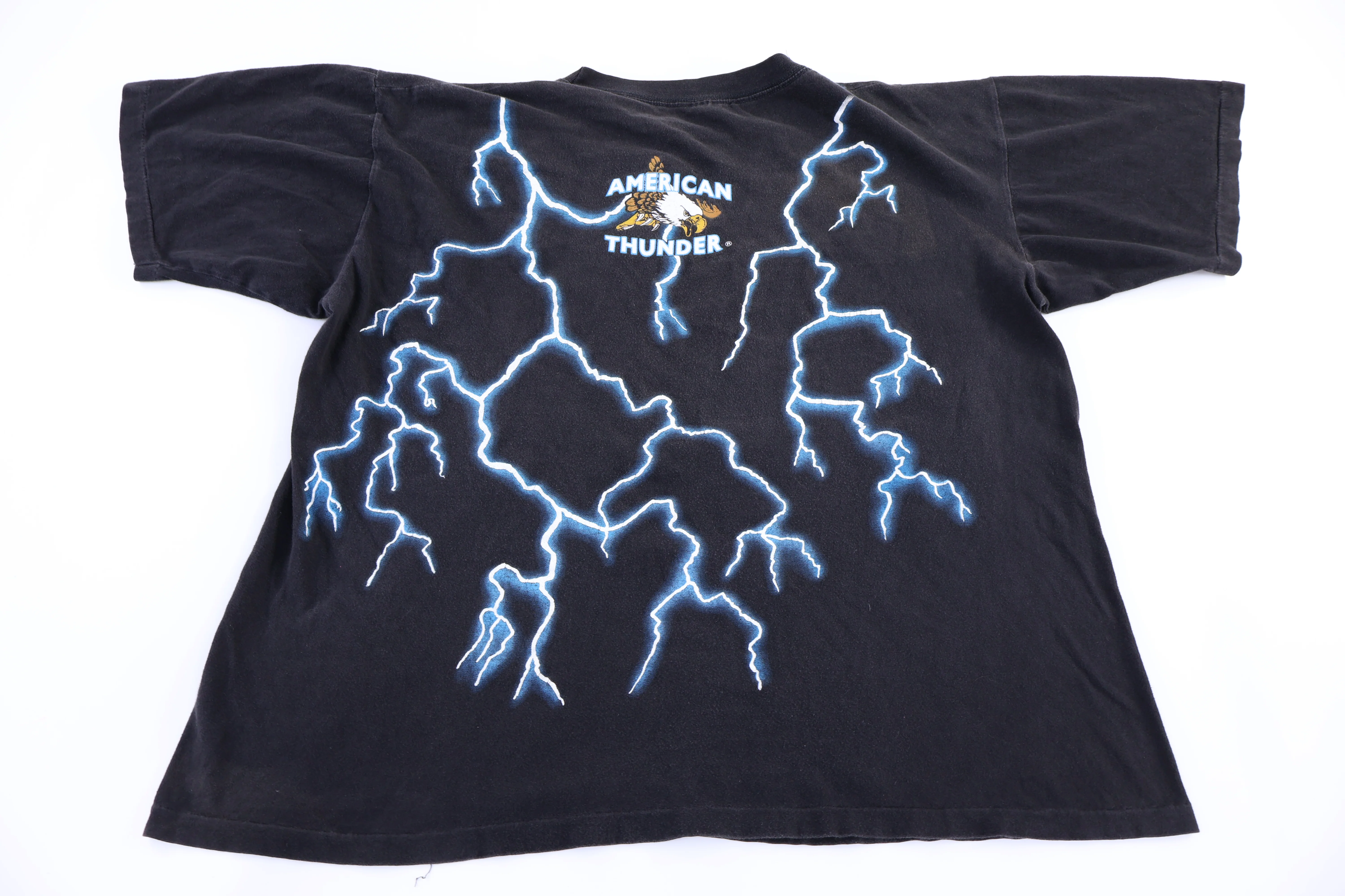 90's Only The Strong Survive Lighting Graphic T-shirt - Image 2