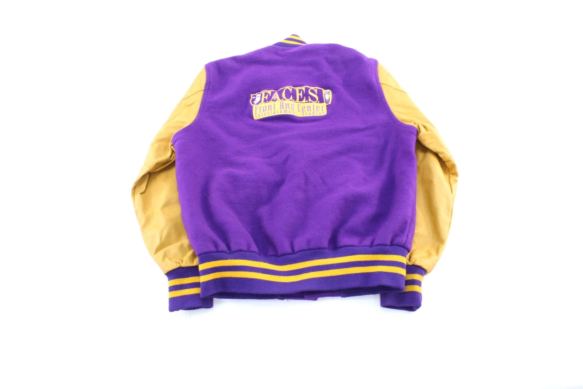 90's Original Holloway Embroidered Front & Faces Entertainment Studios Jacket - Image 2