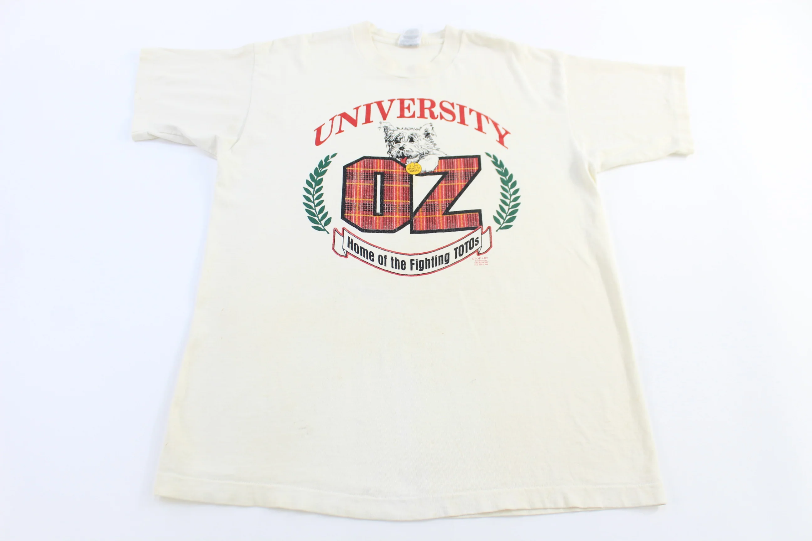 90's Oz University Home of the Fighting Totos T-shirt