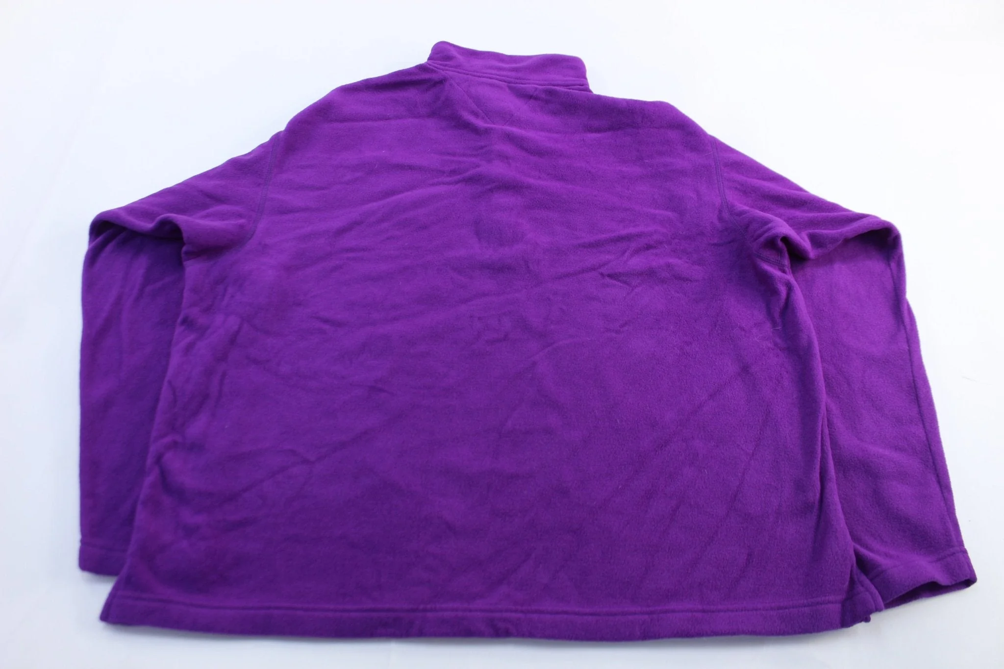 90's Patagonia Embroidered Logo Purple Pullover Jacket - Image 2