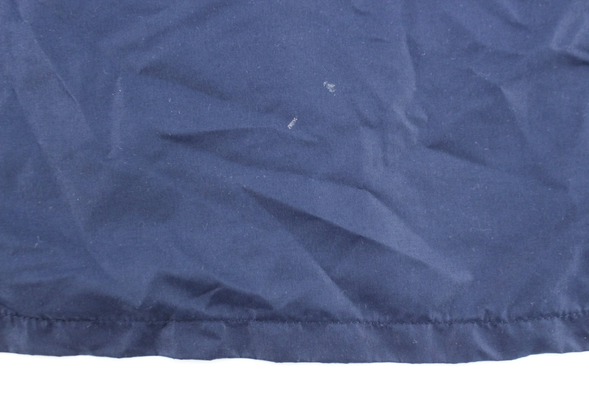 Women's Vintage Reebok Embroidered Logo Blue & White Striped Zip Up Jacket - Image 4