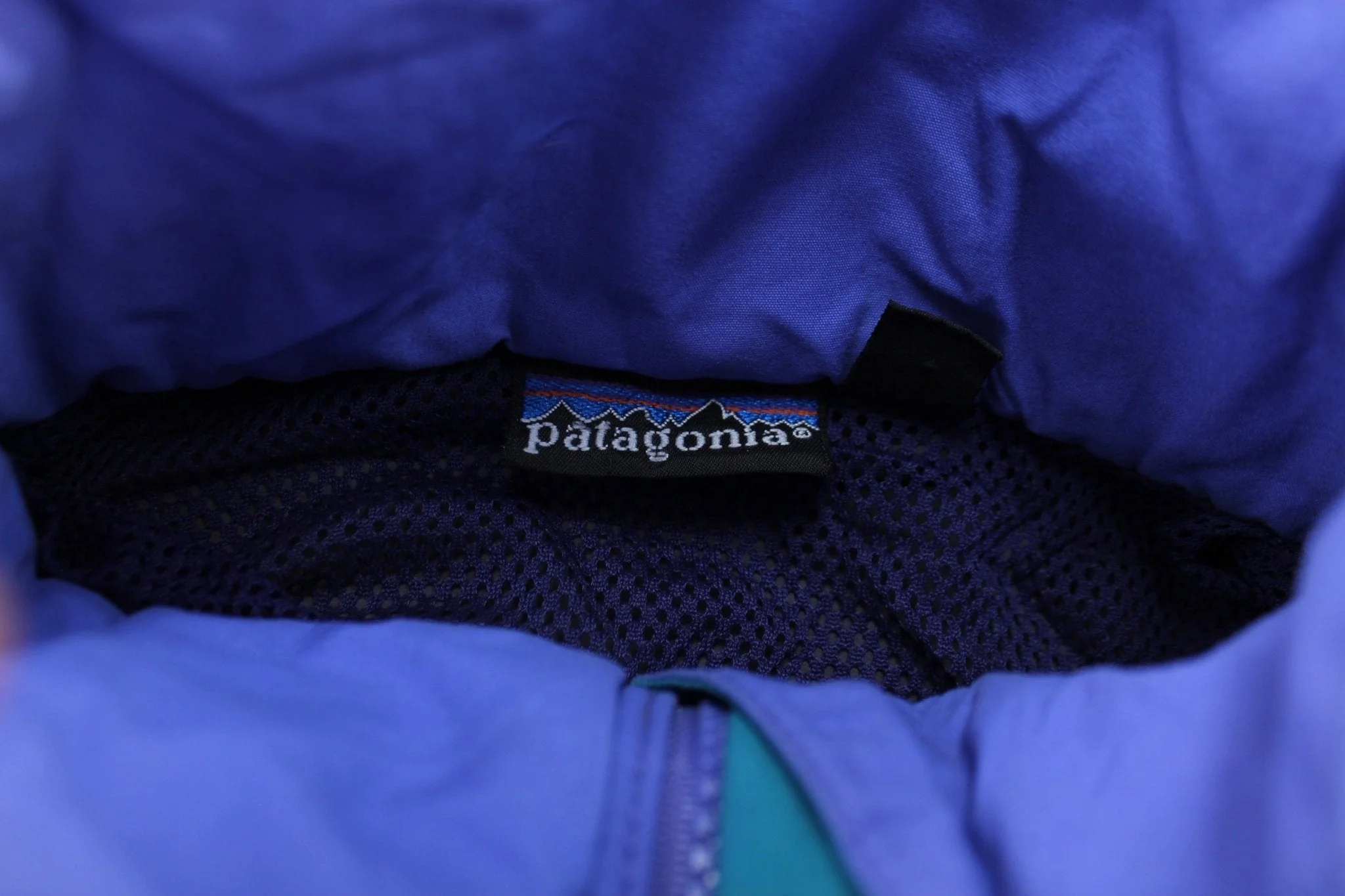 90's Patagonia Logo Patch Purple Zip Up Jacket - Image 3