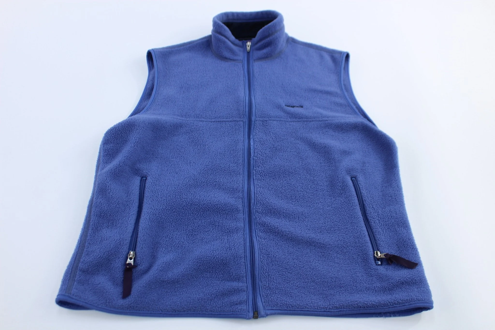 90's Patagonia Synchilla Blue Fleece Zip Up Vest