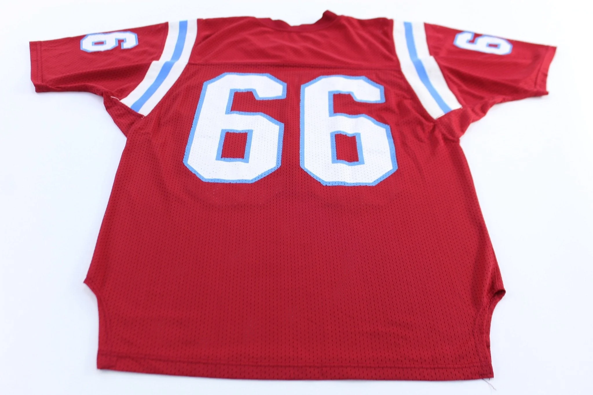 90's Patriots #66 Russell Athletic Football Jersey - Image 2
