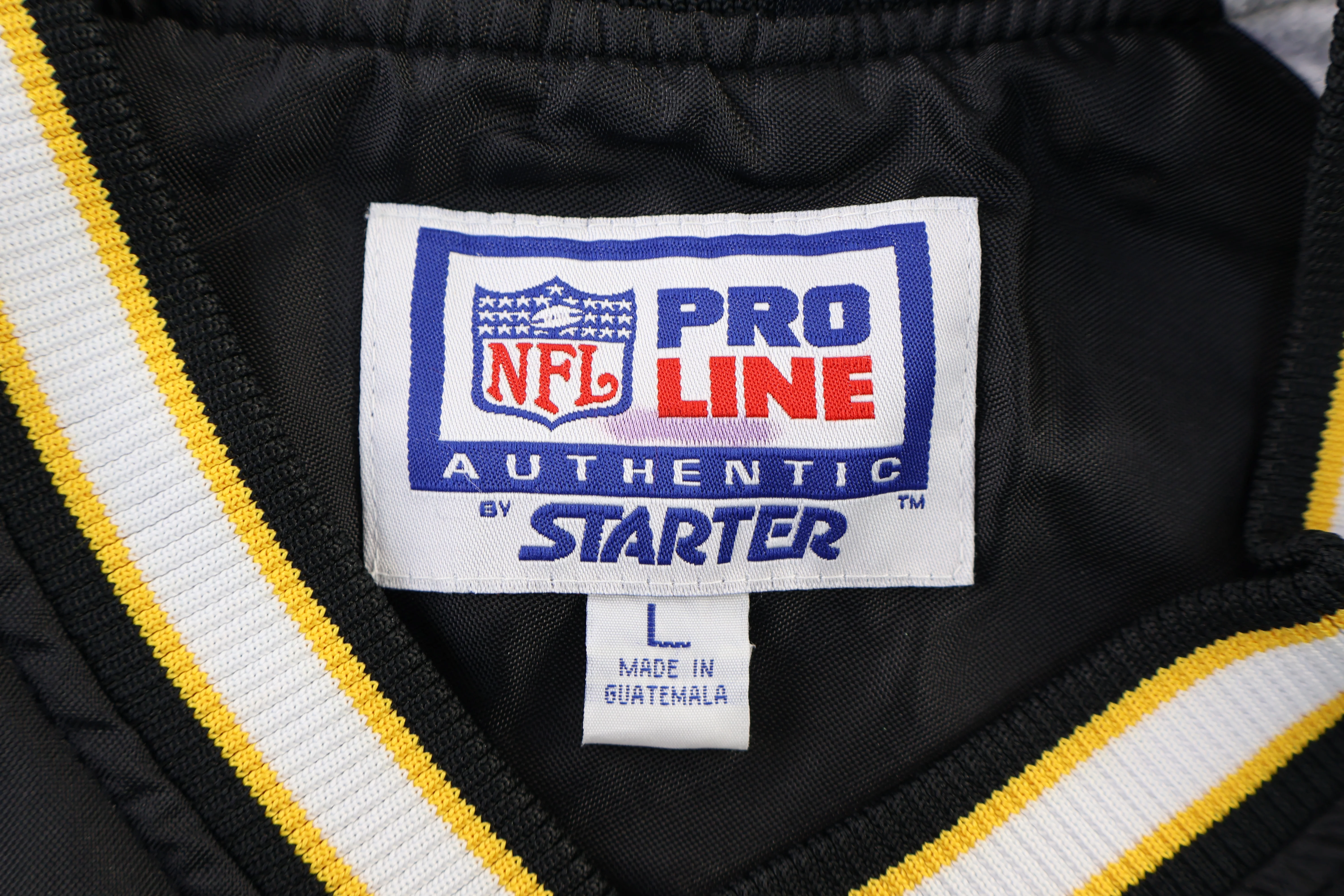 90's Pittsburgh Steelers Football Pullover Windbreaker - Image 3