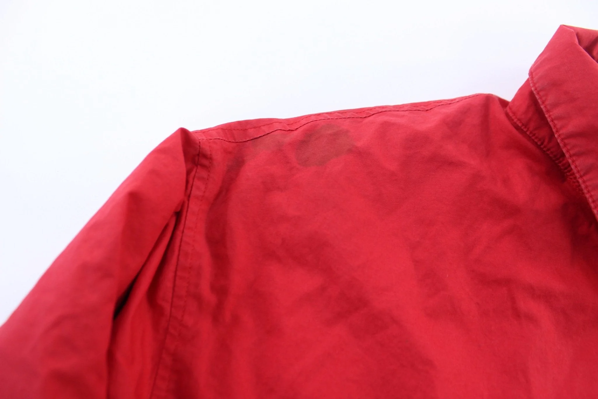 90's Polo by Ralph Lauren Red Fleece Lined Zip Up Jacket - Image 3