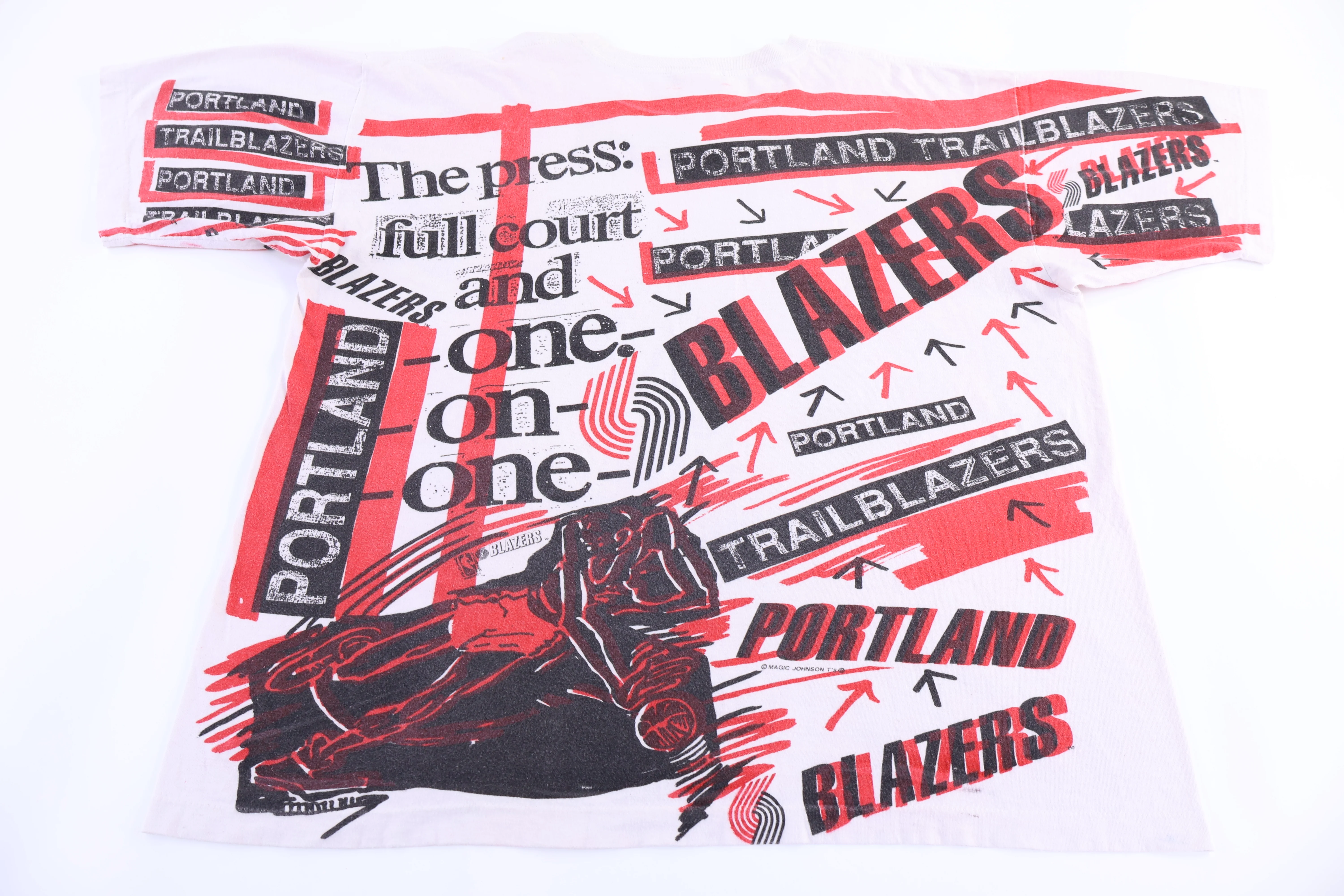 90's Portland Trail Blazers Basketball T-shirt