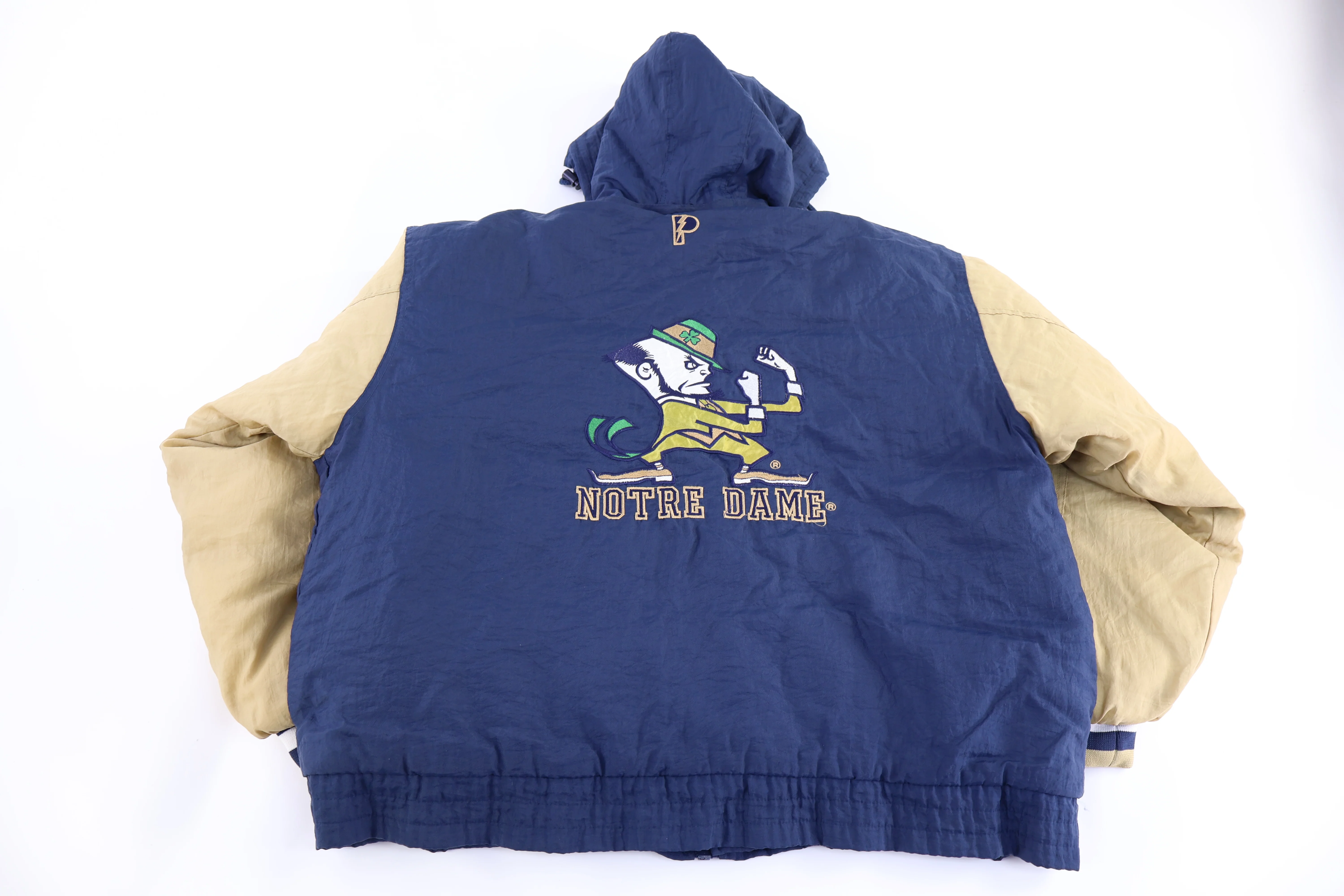 90's Pro Player University of Notre Dame Full Zip Jacket - Image 2