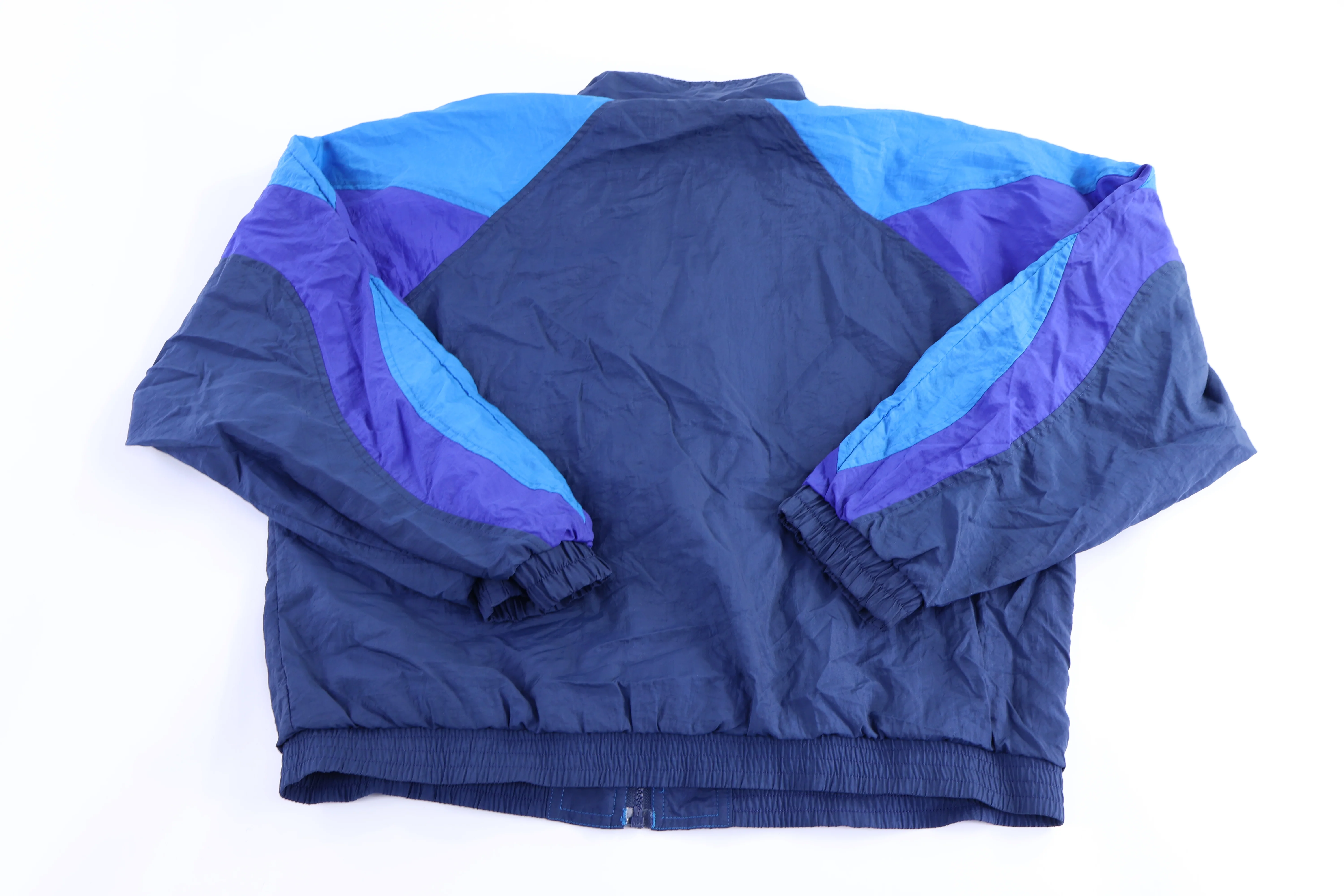 90's Reebok Embroidered Logo Full Zip Windbreaker - Image 2