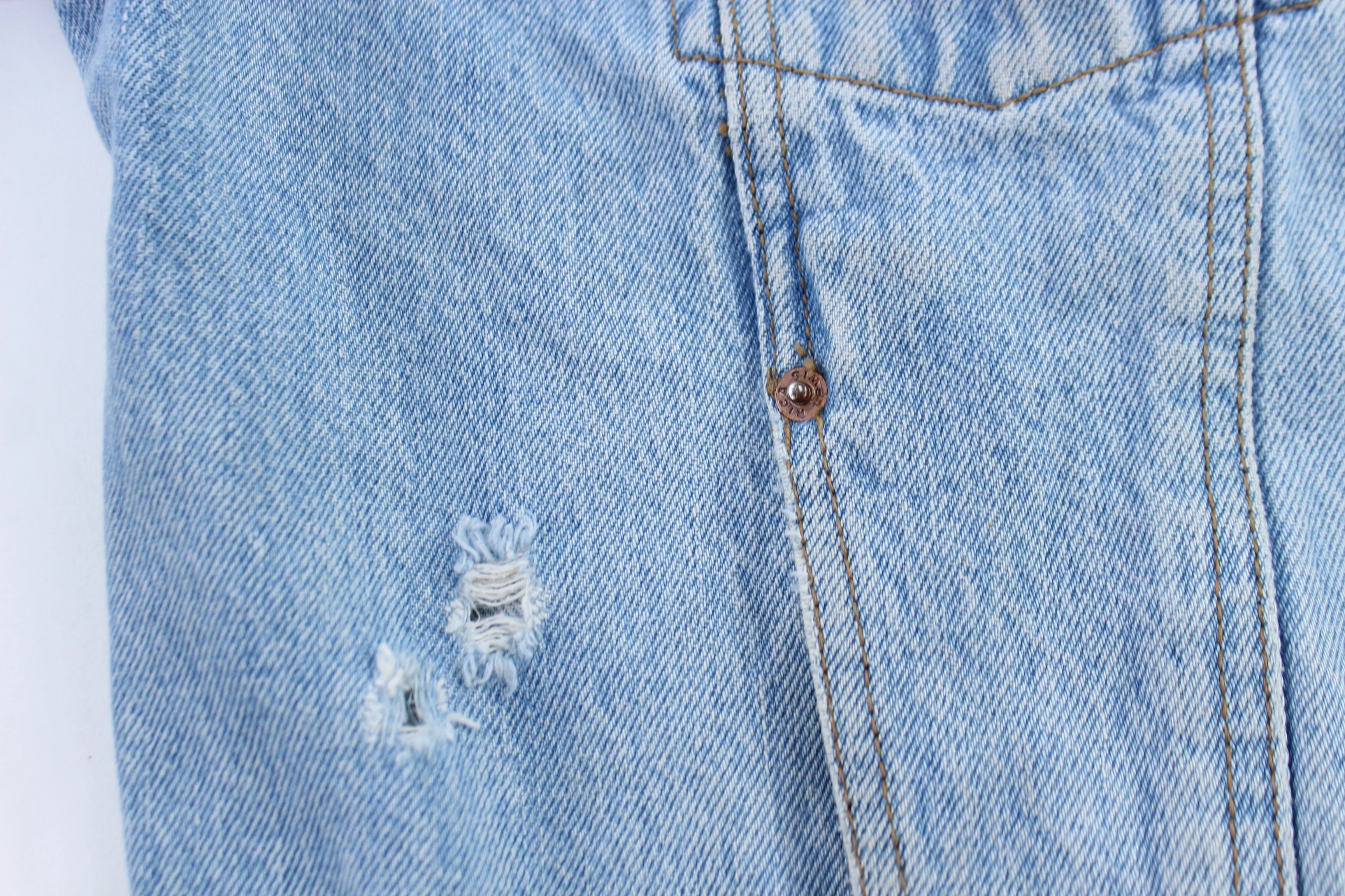 90's Rica Lewis Jeans Denim Jacket - Image 3