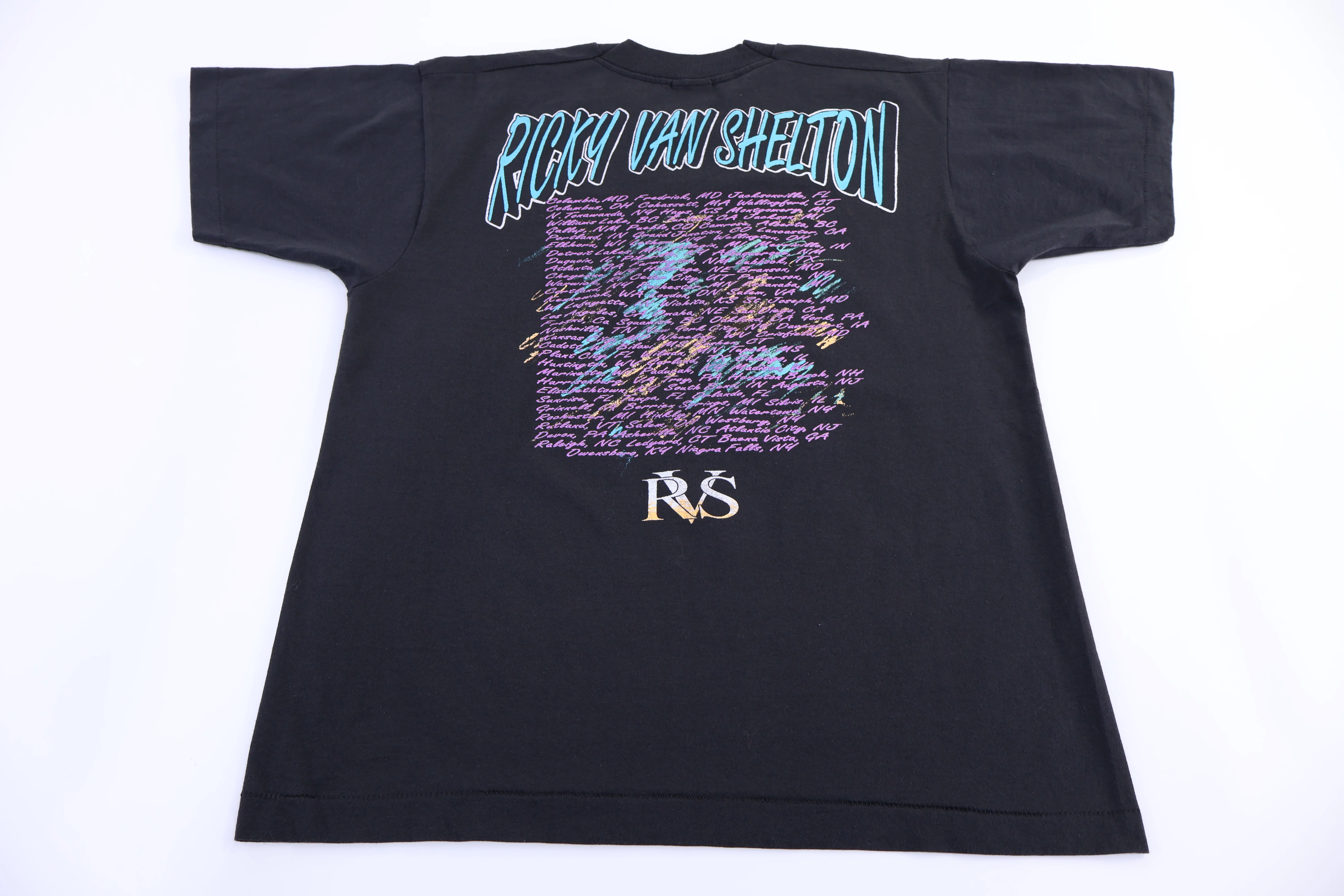 90's Ricky Van Shelton Tour T-shirt - Image 2