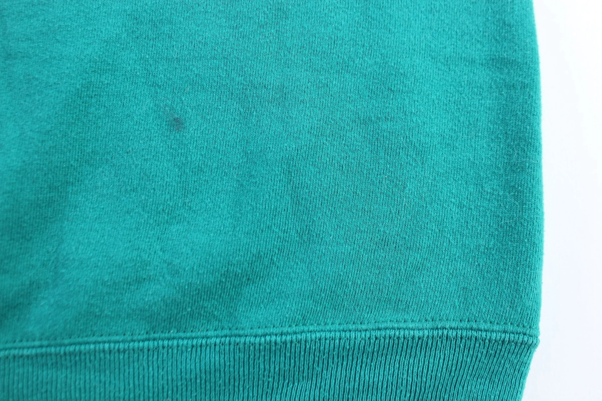 90's Russell Athletic Turquoise Blank Sweatshirt - Image 4