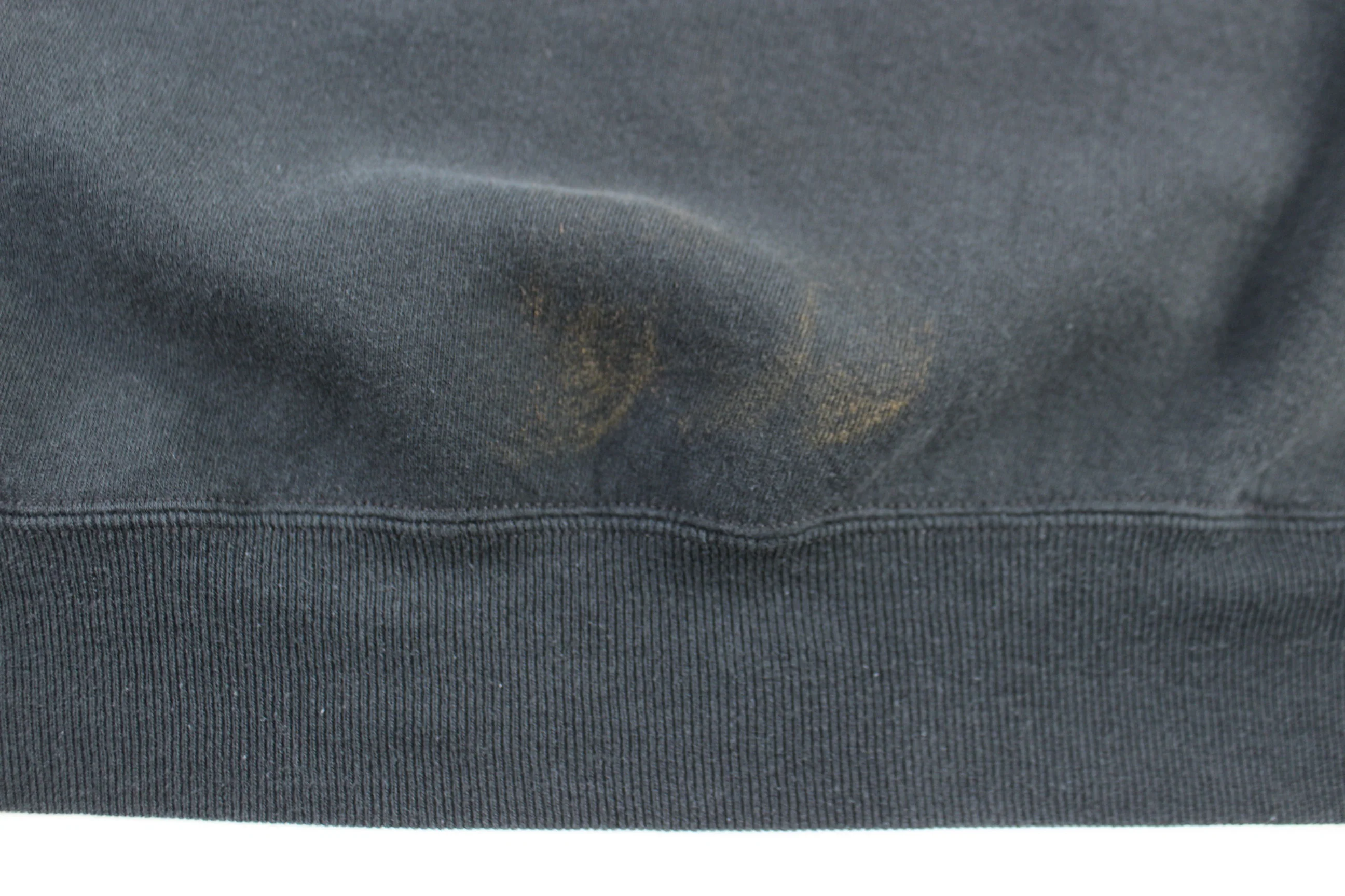 90's Russell Athletics Black Blank Sweatshirt - Image 3