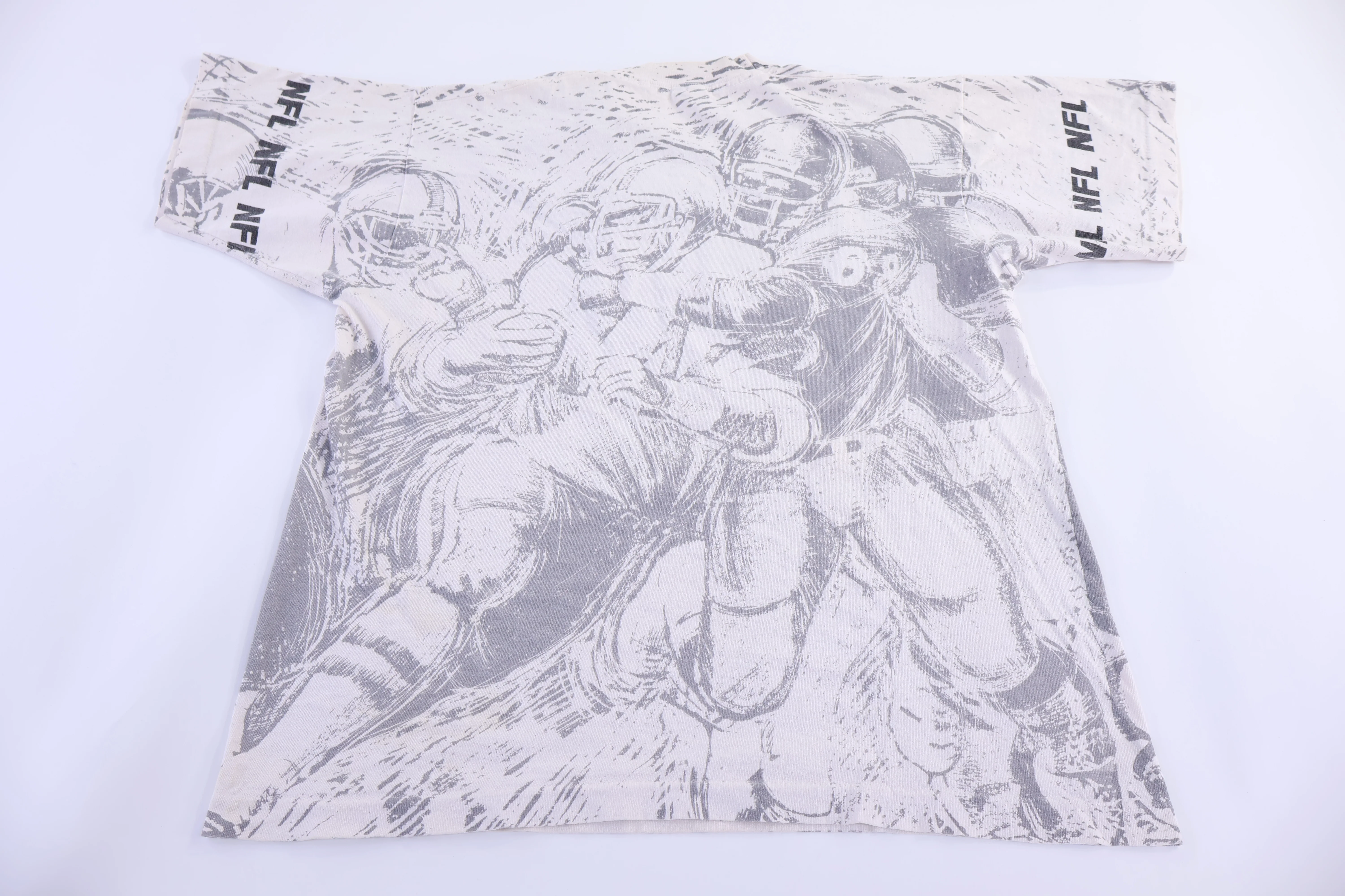 90's San Francisco 49ers All Over Graphic T-shirt - Image 3