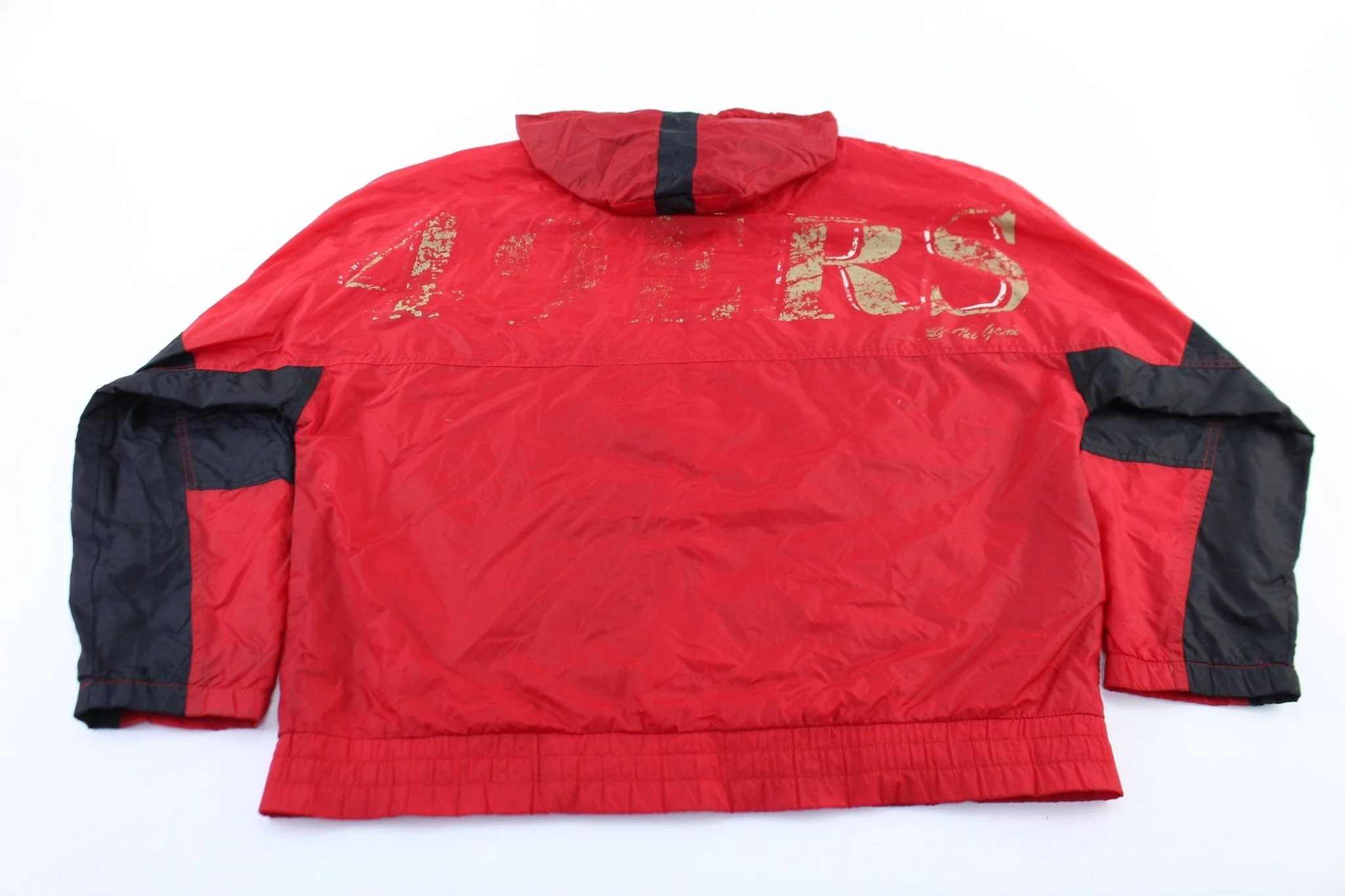 90's San Francisco 49ers Black & Red Zip Up Jacket - Image 2