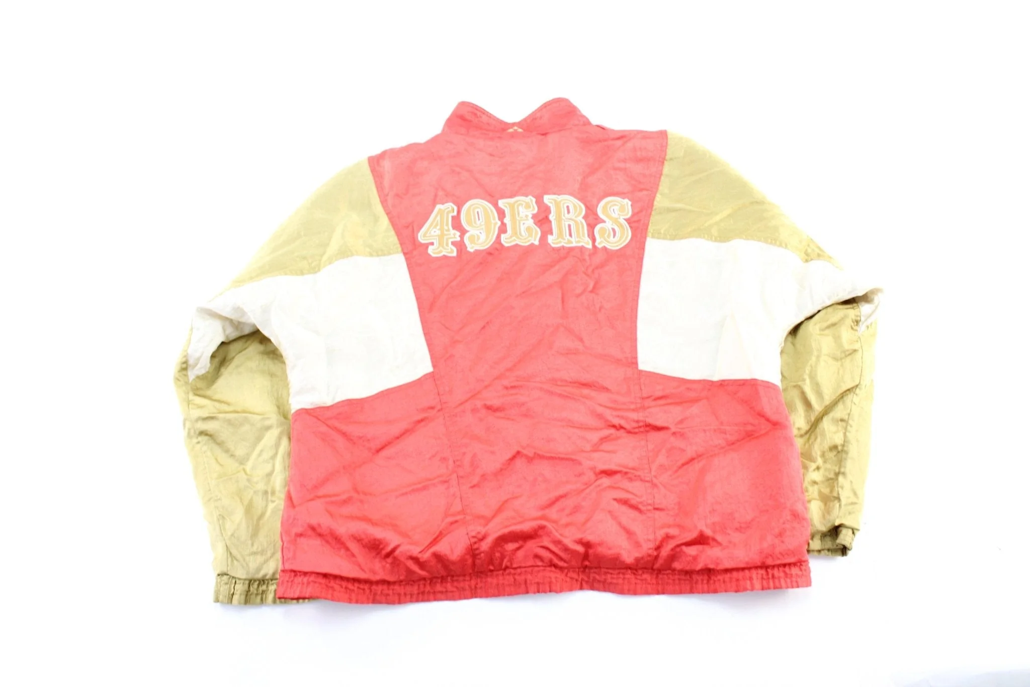 90's San Francisco 49ers Embroidered Apex One Zip Up Jacket - Image 2