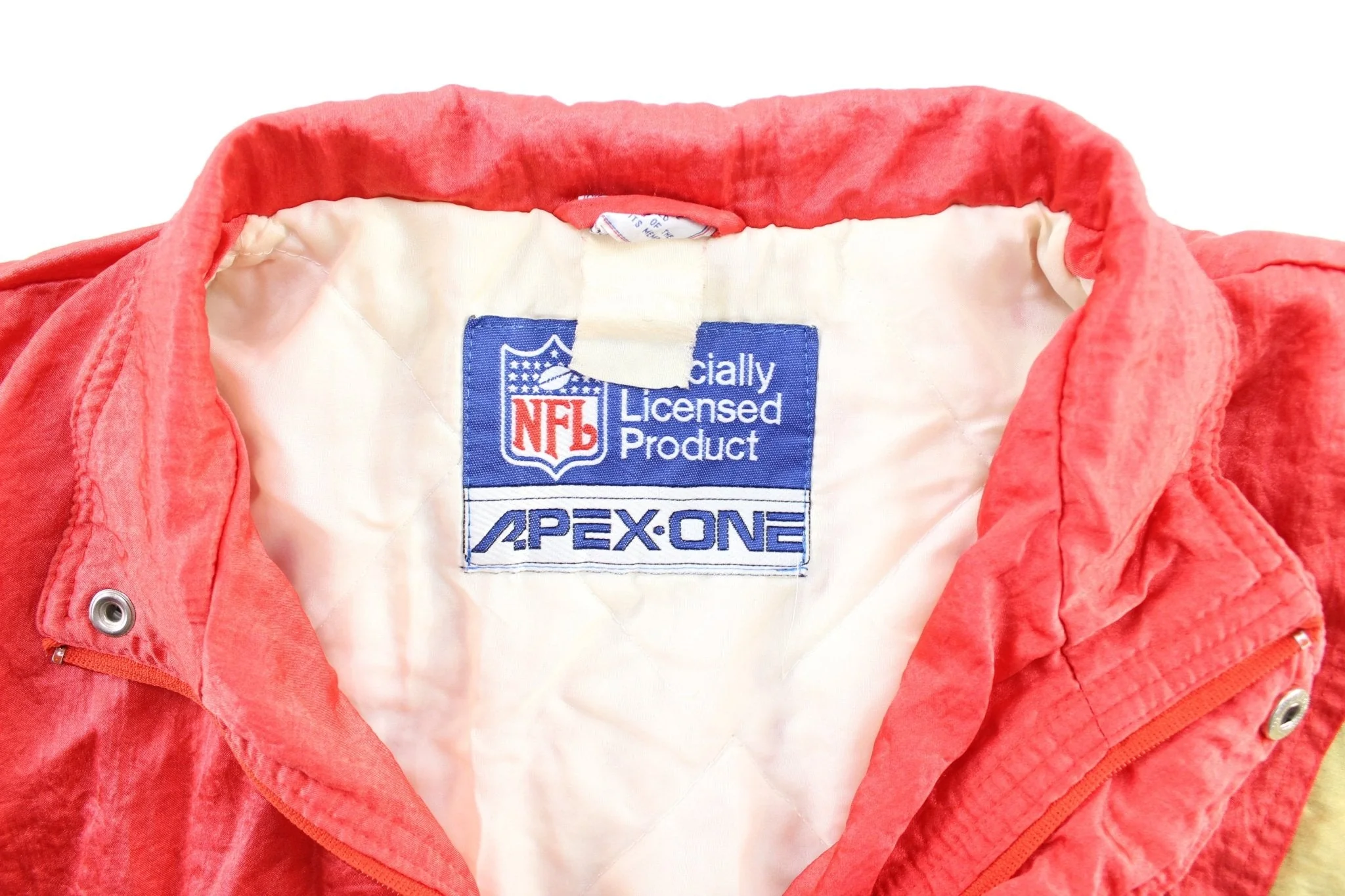 90's San Francisco 49ers Embroidered Apex One Zip Up Jacket - Image 5