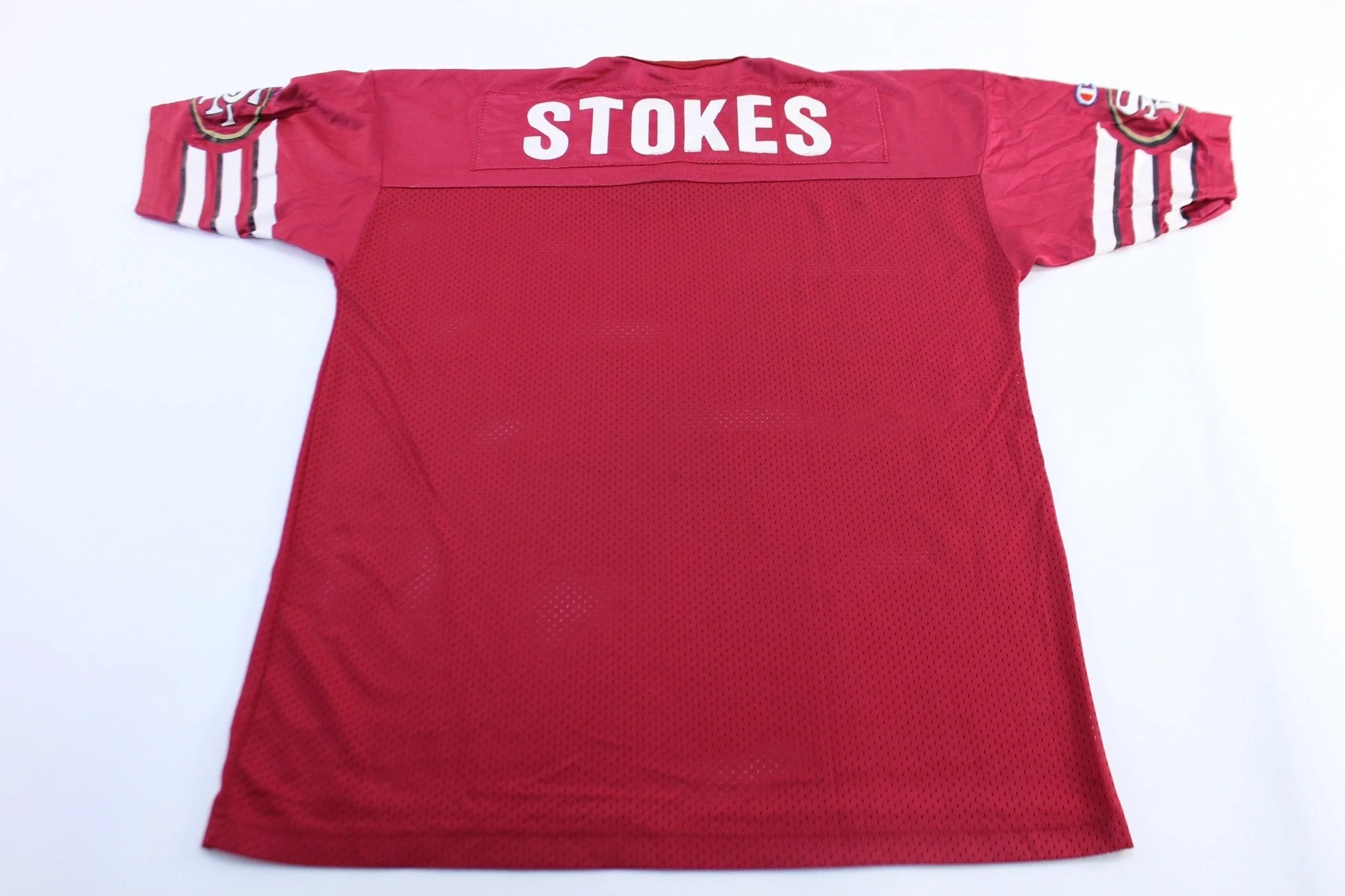 90's San Francisco 49ers J.J. Stokes Champion Football Jersey - Image 2