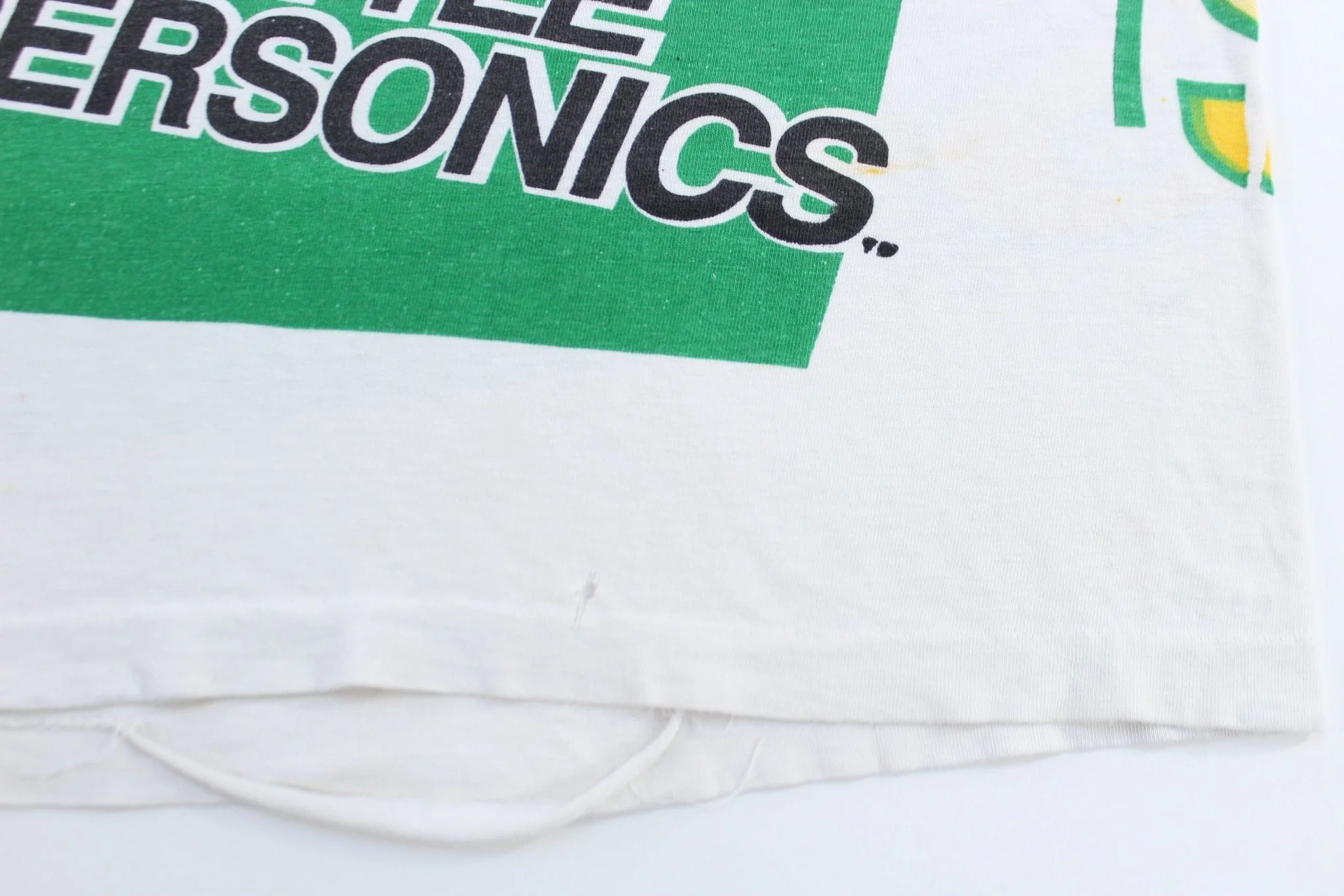 90's Seattle Supersonics Taz Devil All Over Graphic T-shirt - Image 3