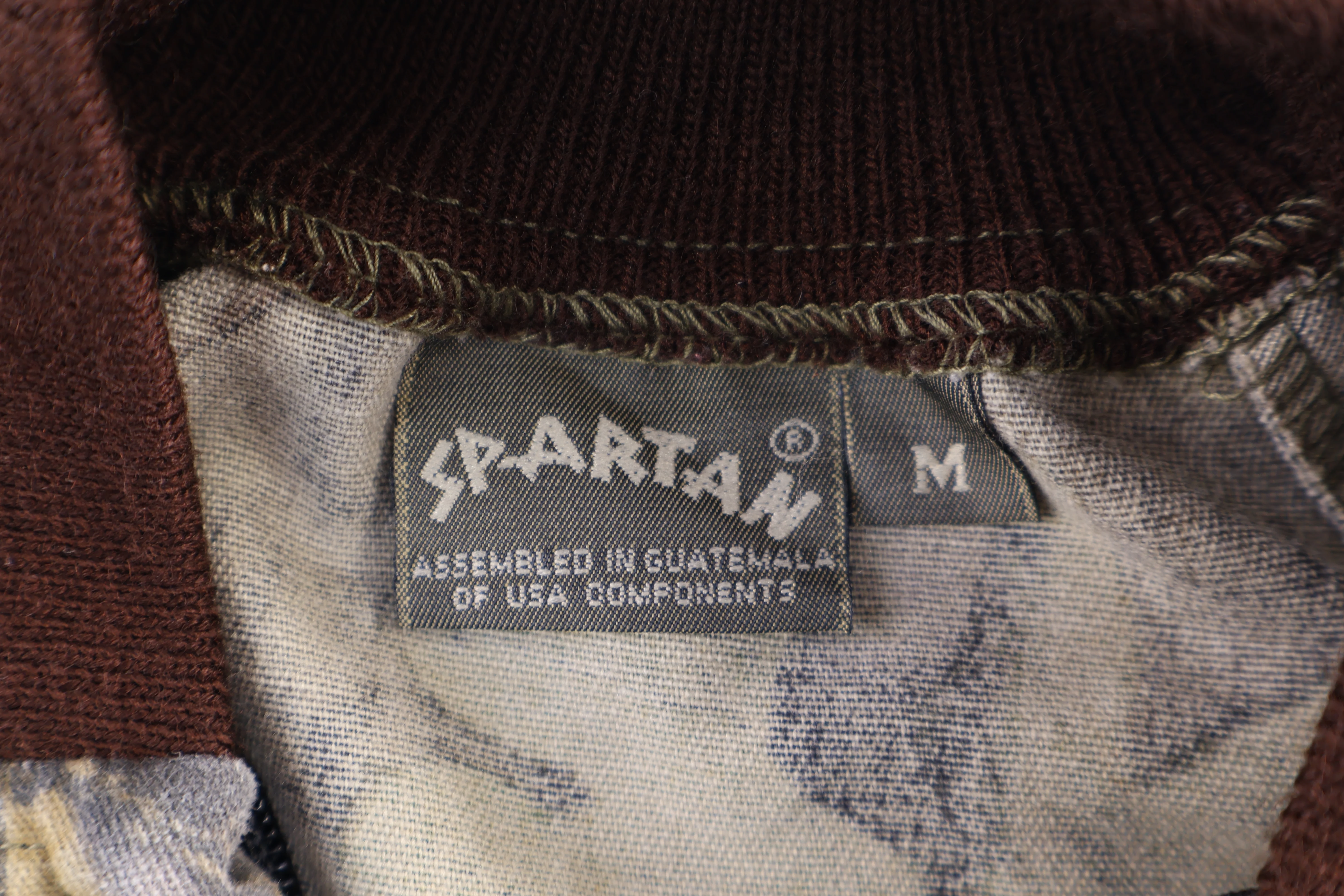 90's Spartan Camo Full Zip Jacket - Image 3