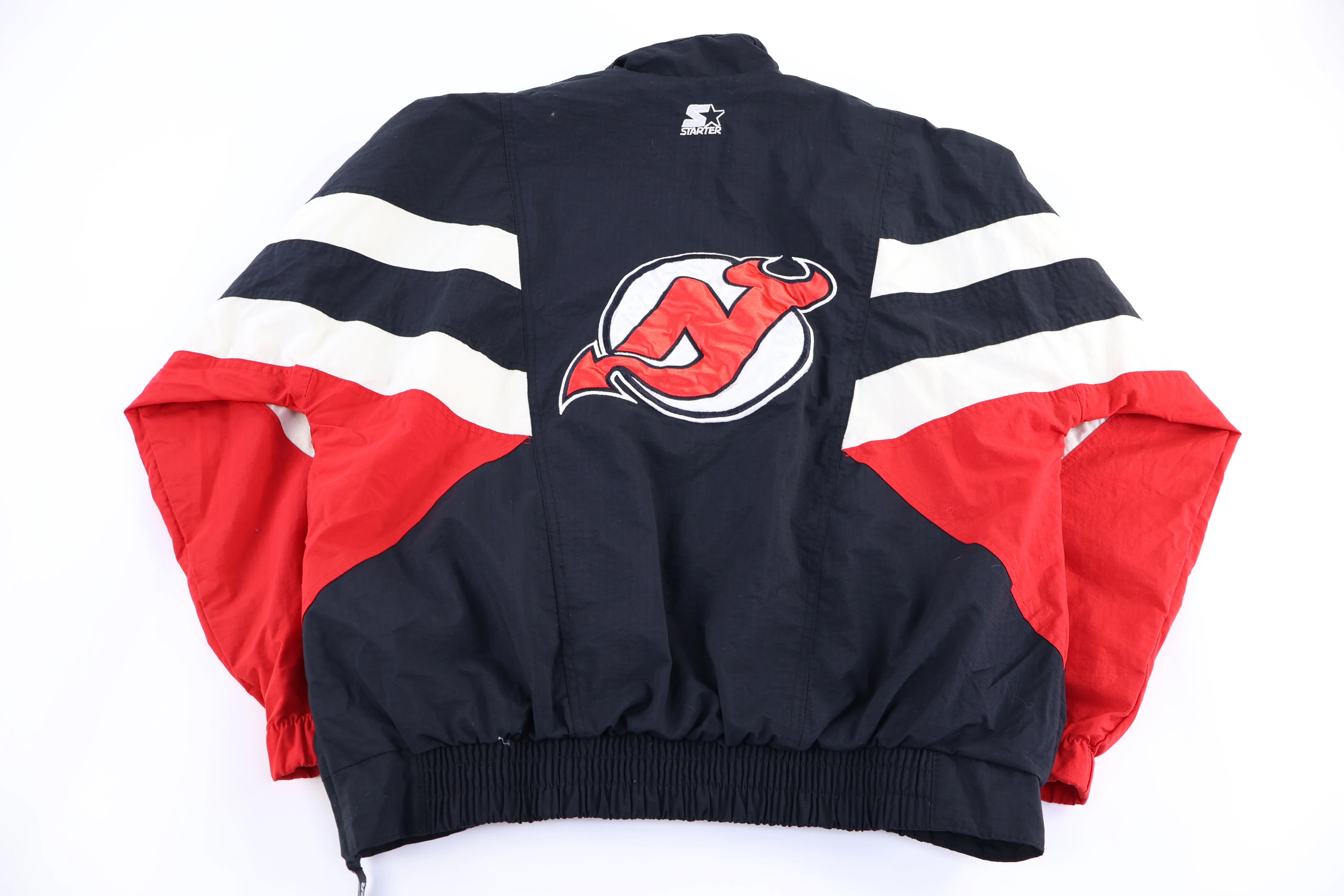 90's Starter New Jersey Devils Puffer Jacket - Image 2