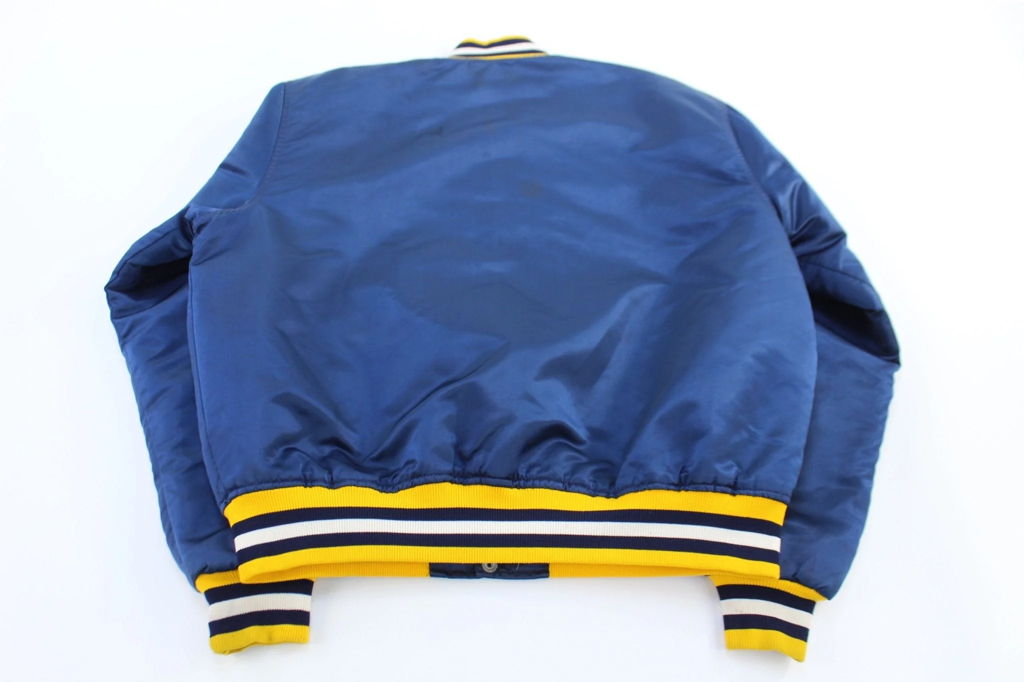 90's Starter University of Michigan Bomber Jacket - Image 3