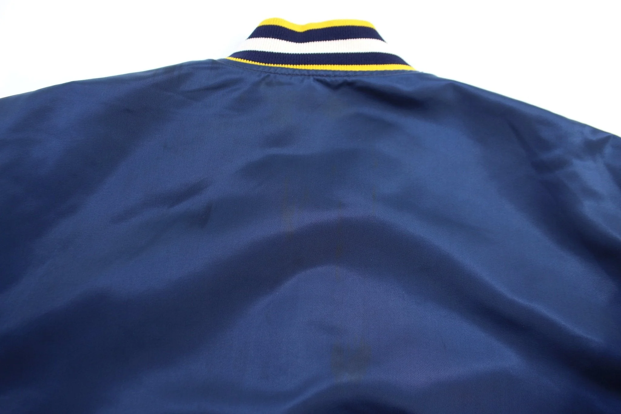 90's Starter University of Michigan Bomber Jacket - Image 4