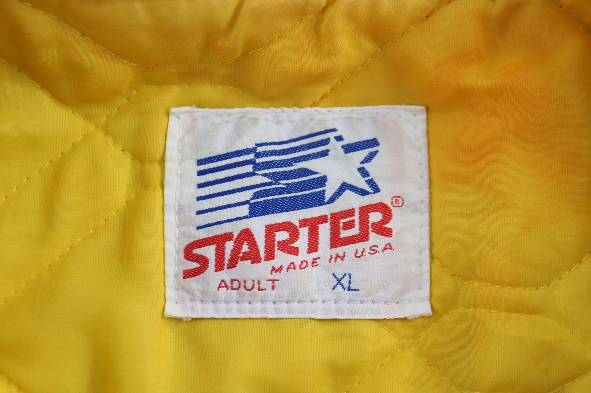 90's Starter University of Michigan Bomber Jacket - Image 5