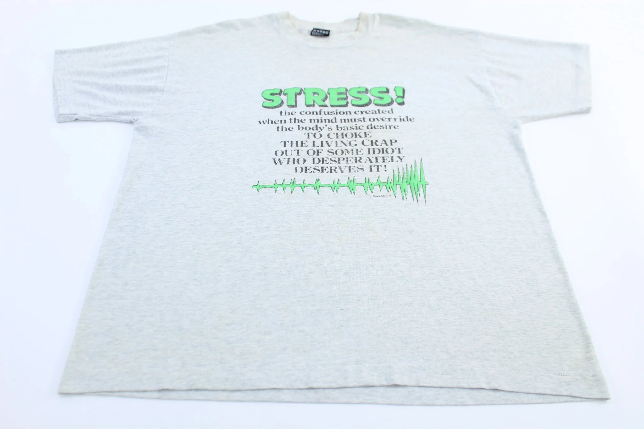 90's Stress Humor Graphic T-shirt