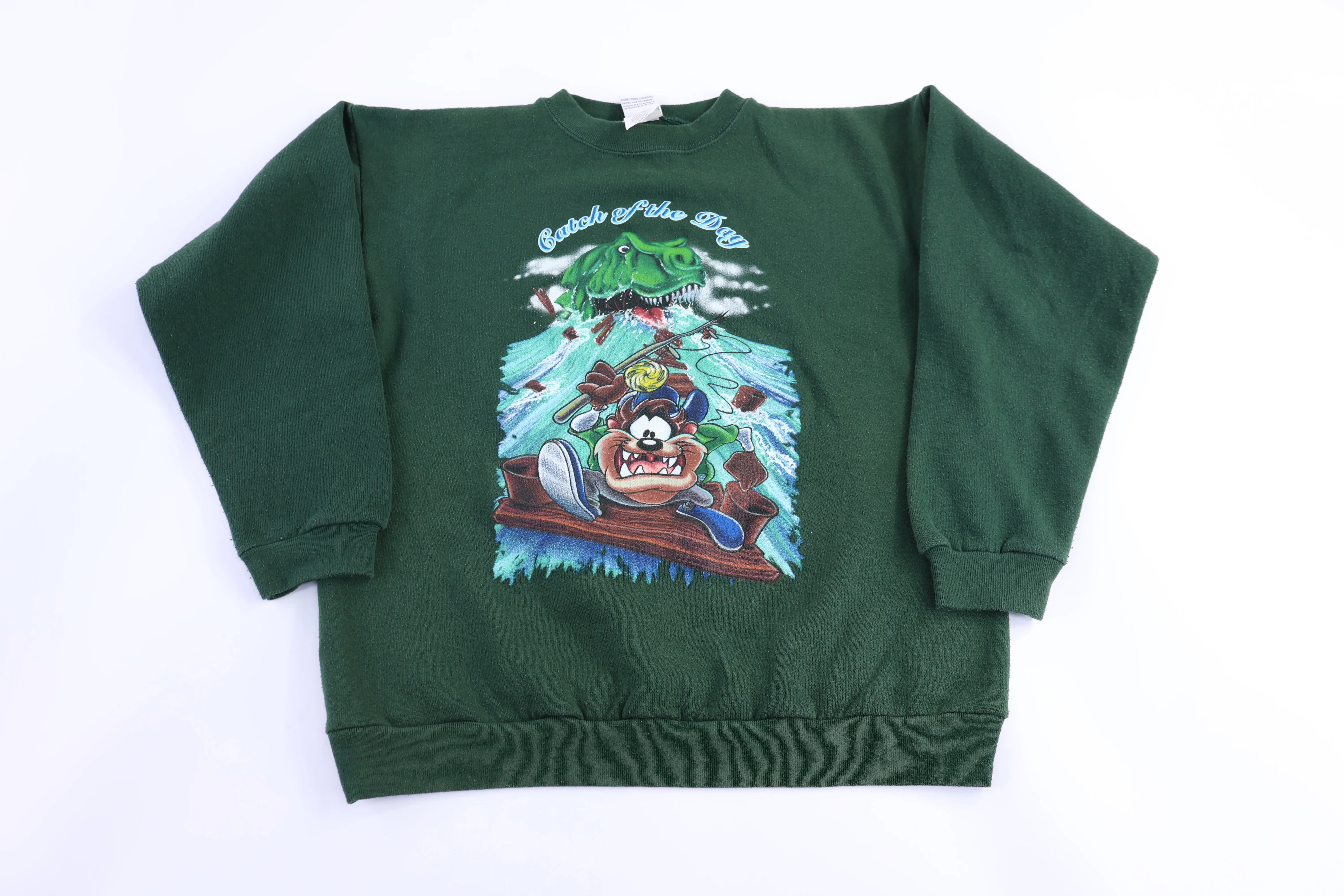90's Taz The Devil Dinosaur Graphic Sweatshirt