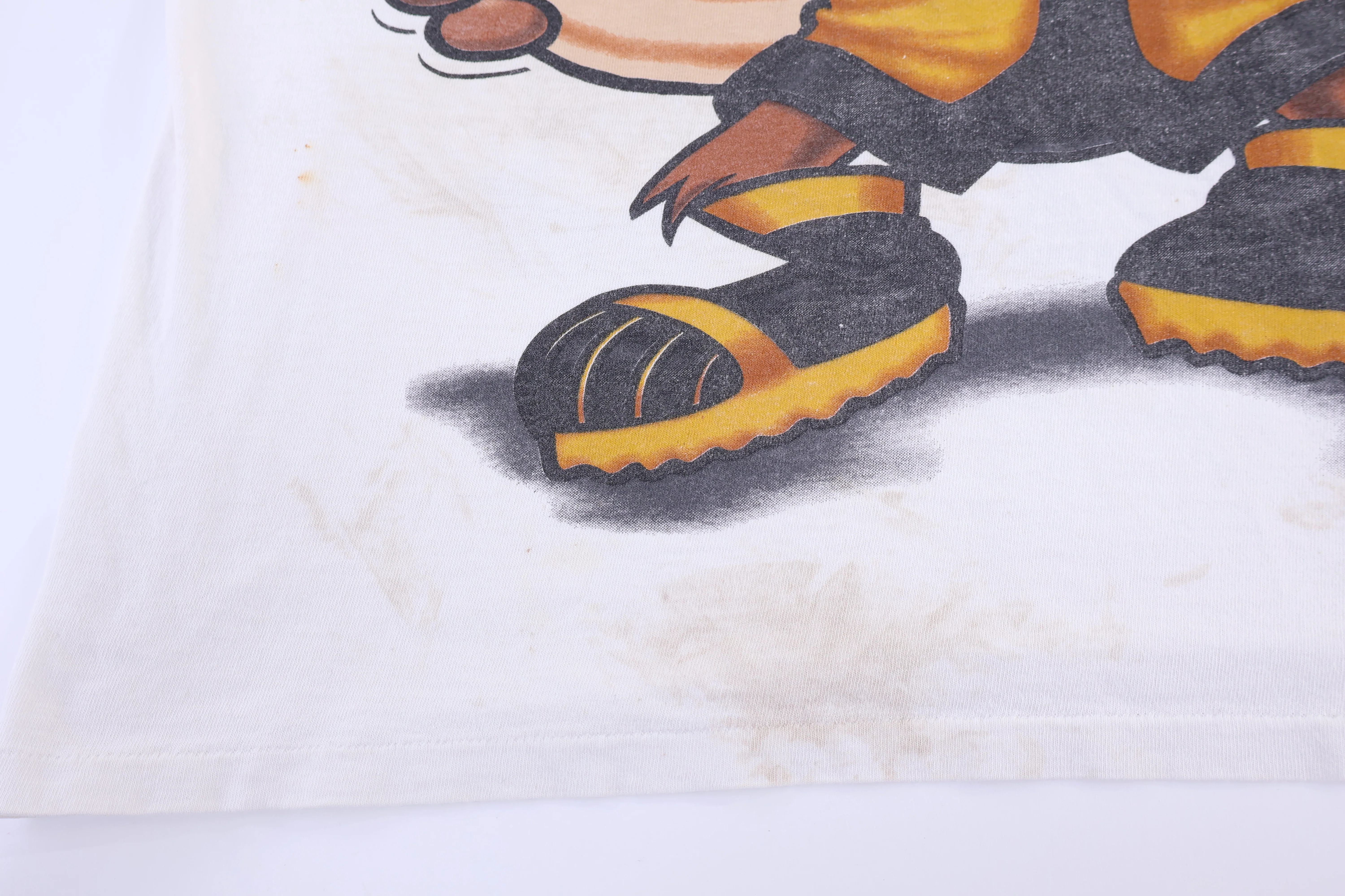 90's Taz the Devil Firefighter Graphic T-shirt - Image 3