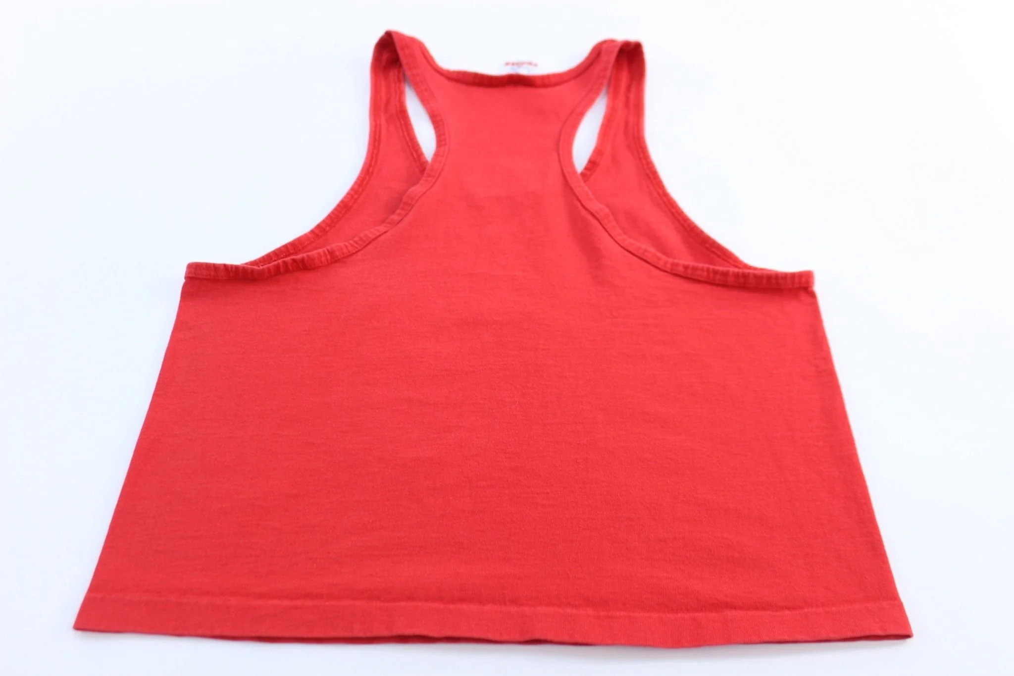 90's Texas Rangers Baseball Red Tank Top - Image 2