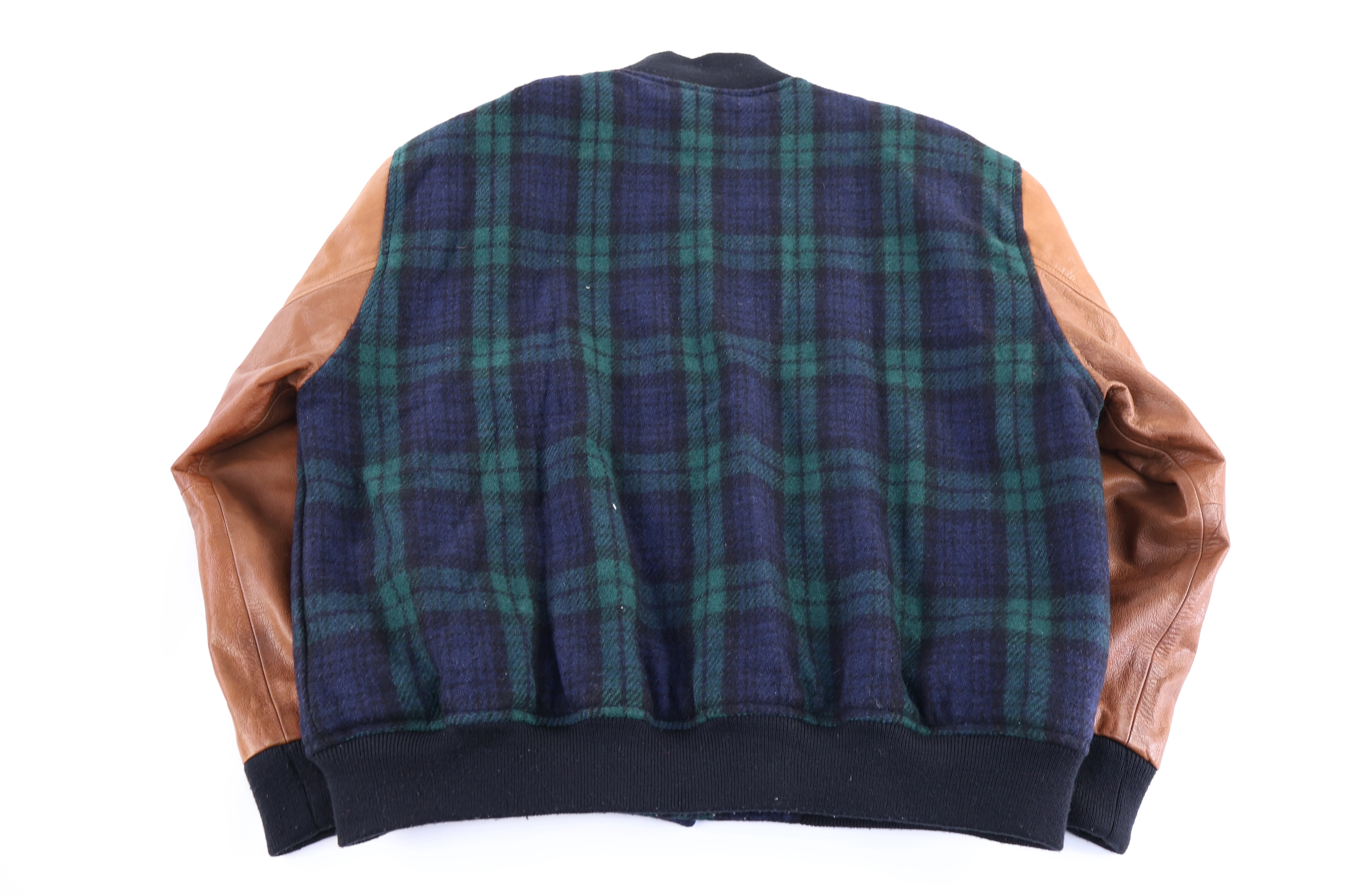 90's Tommy Hilfiger Plaid Bomber Jacket - Image 2
