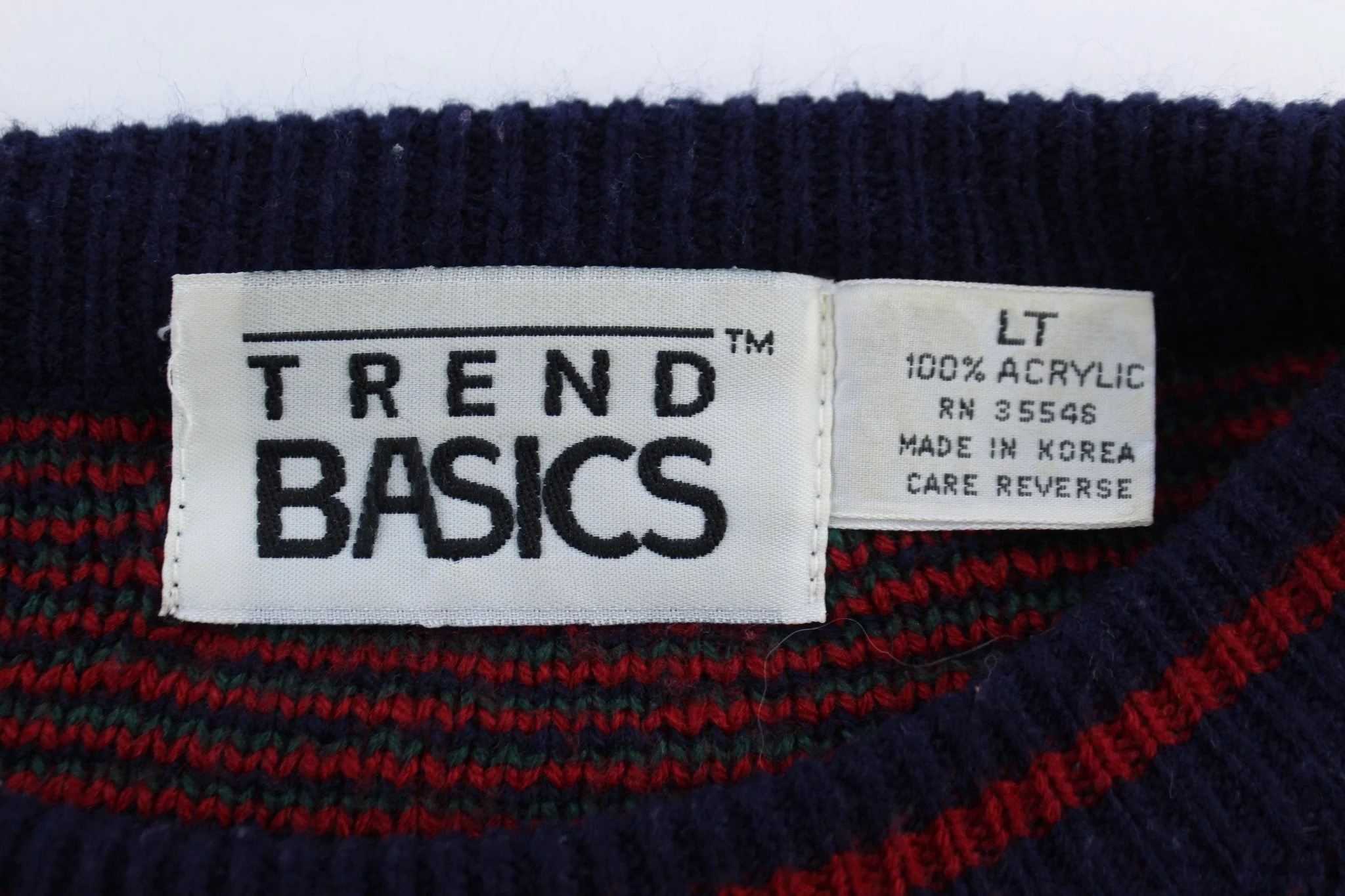 90's Trend Basics Multipatterned Knit Sweater - Image 4