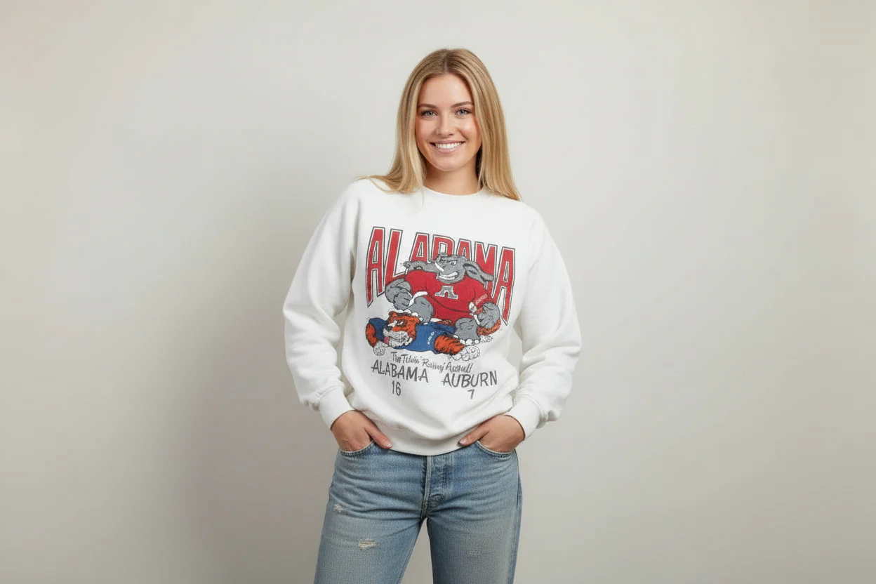 90's University of Alabama "The Tide's Rolling Again" Sweatshirt