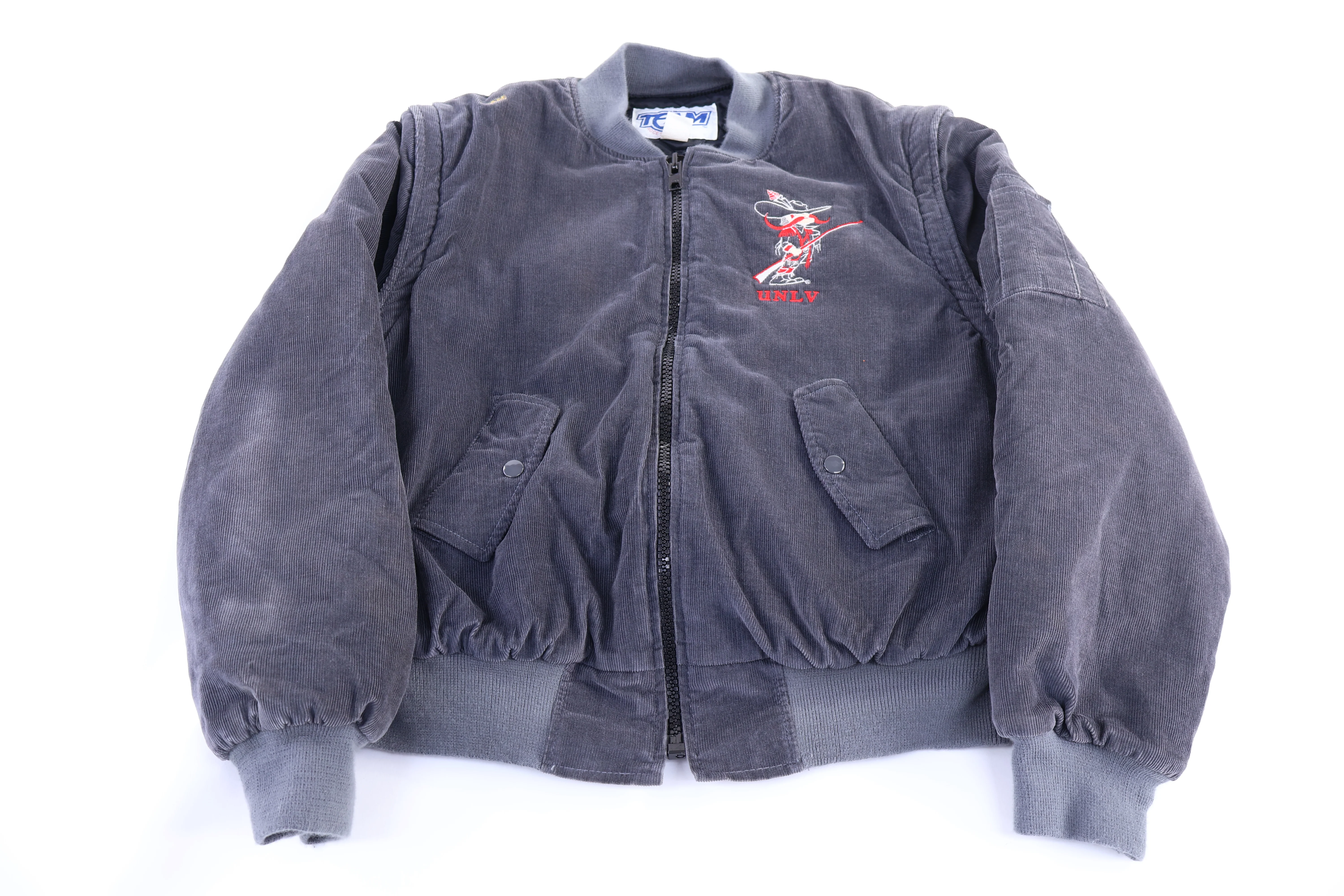 90's University of Las Vegas Nevada Corduroy Bomber Jacket